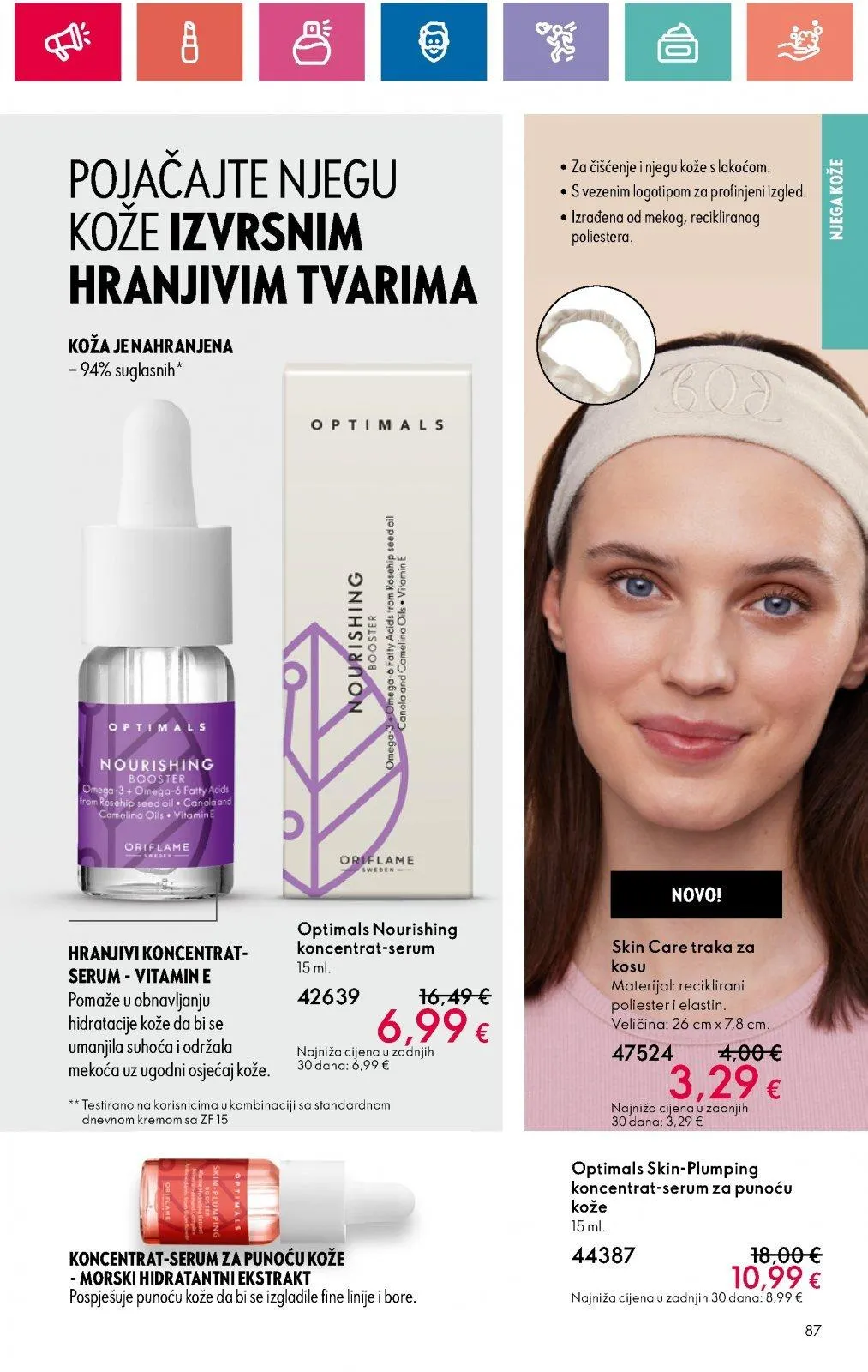 Katalog Oriflame katalog do 11.09.2024 od 29. kolovoza do 11. rujna 2024. - Pregled Stranica 87