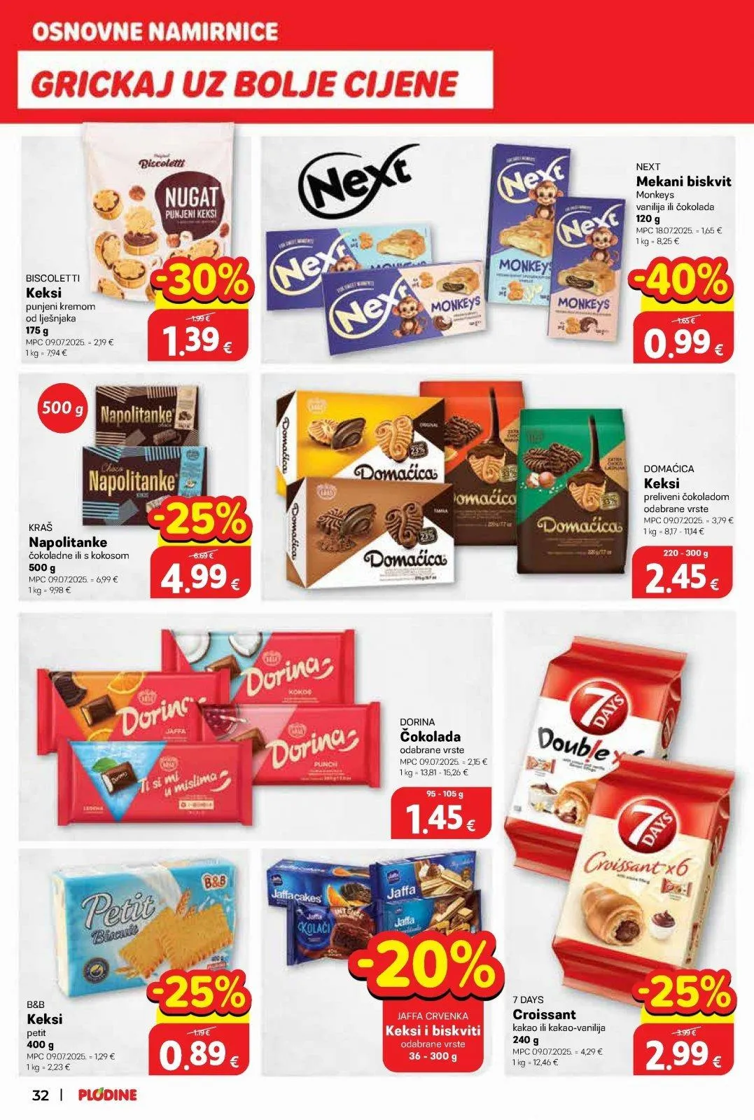 Katalog Plodine katalog do 10.03.2026 od 5. ožujka do 10. ožujka 2026. - Pregled Stranica 32