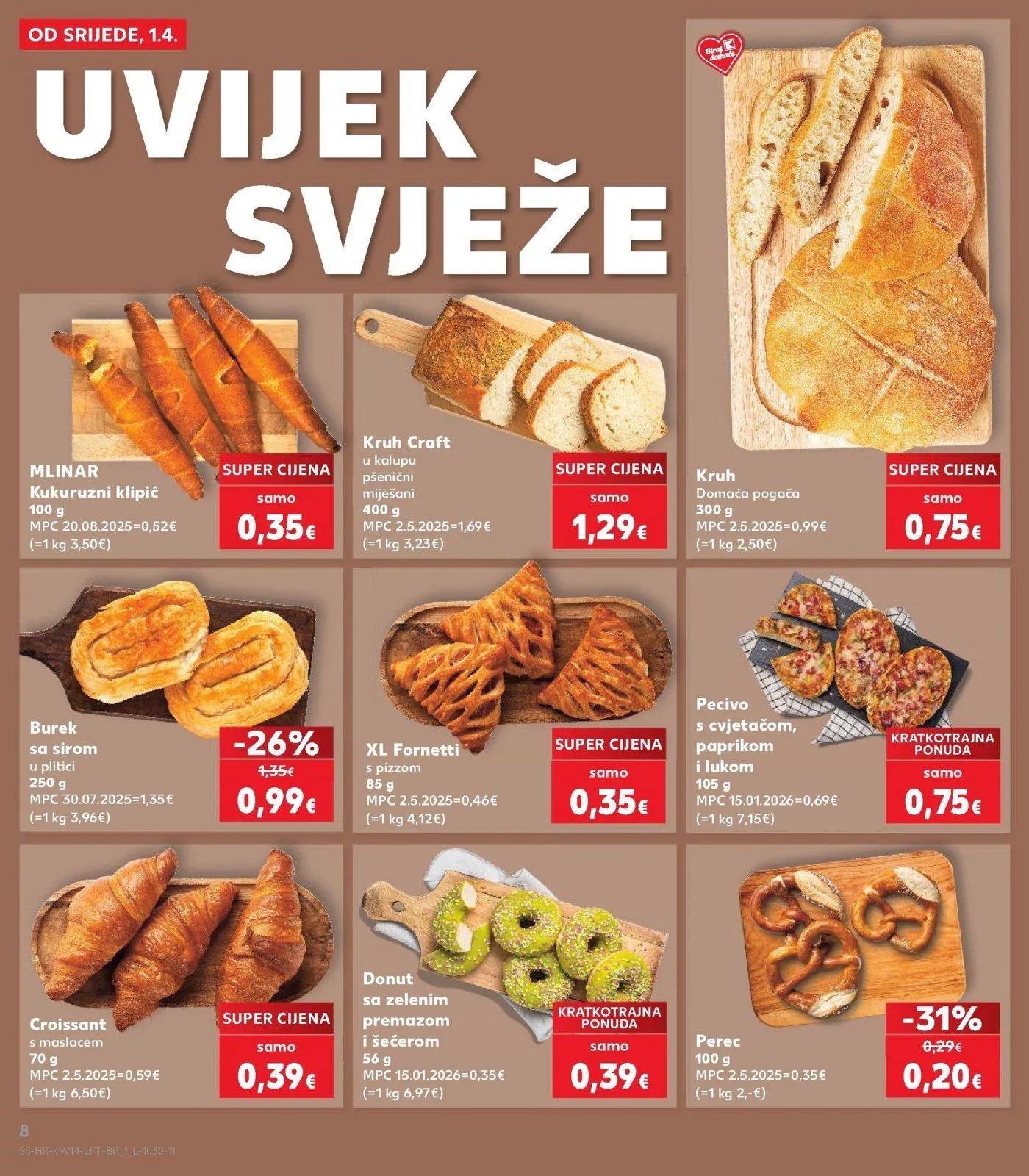 Katalog Kaufland katalog do 07.04.2026 od 1. travnja do 7. travnja 2026. - Pregled Stranica 8