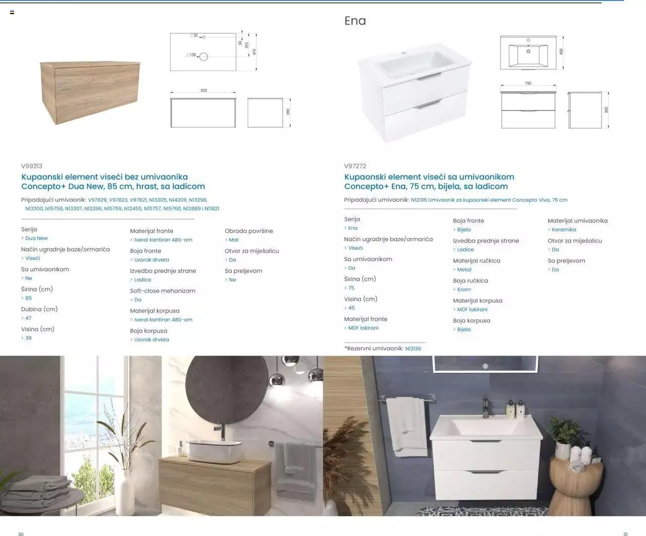 Katalog Kupaonski namještaj i ogledala 2023 Fero-term od 13. ožujka do 31. prosinca 2023. - Pregled Stranica 16