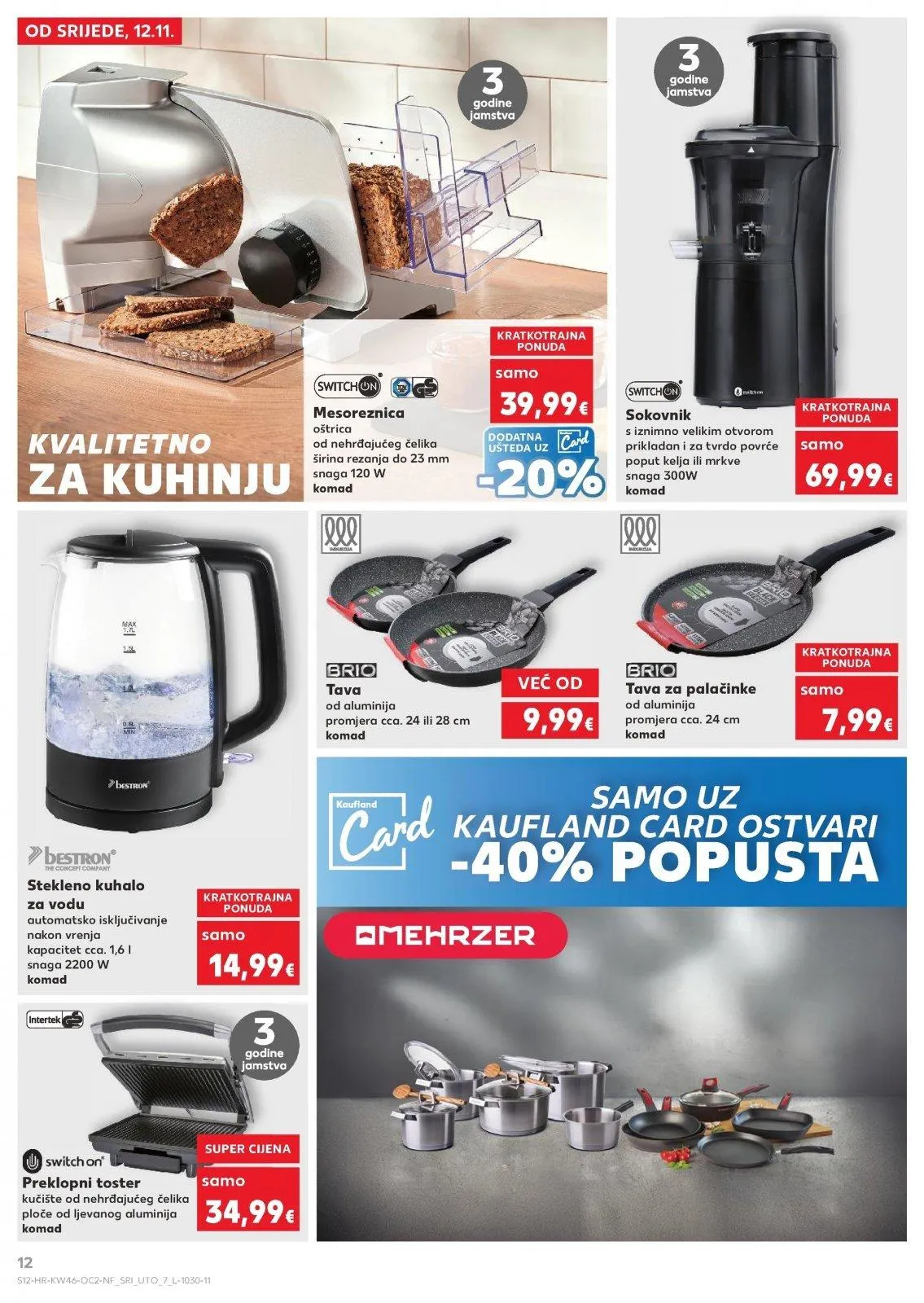 Katalog Kaufland katalog do 18.11.2025 od 12. studenoga do 18. studenoga 2025. - Pregled Stranica 12