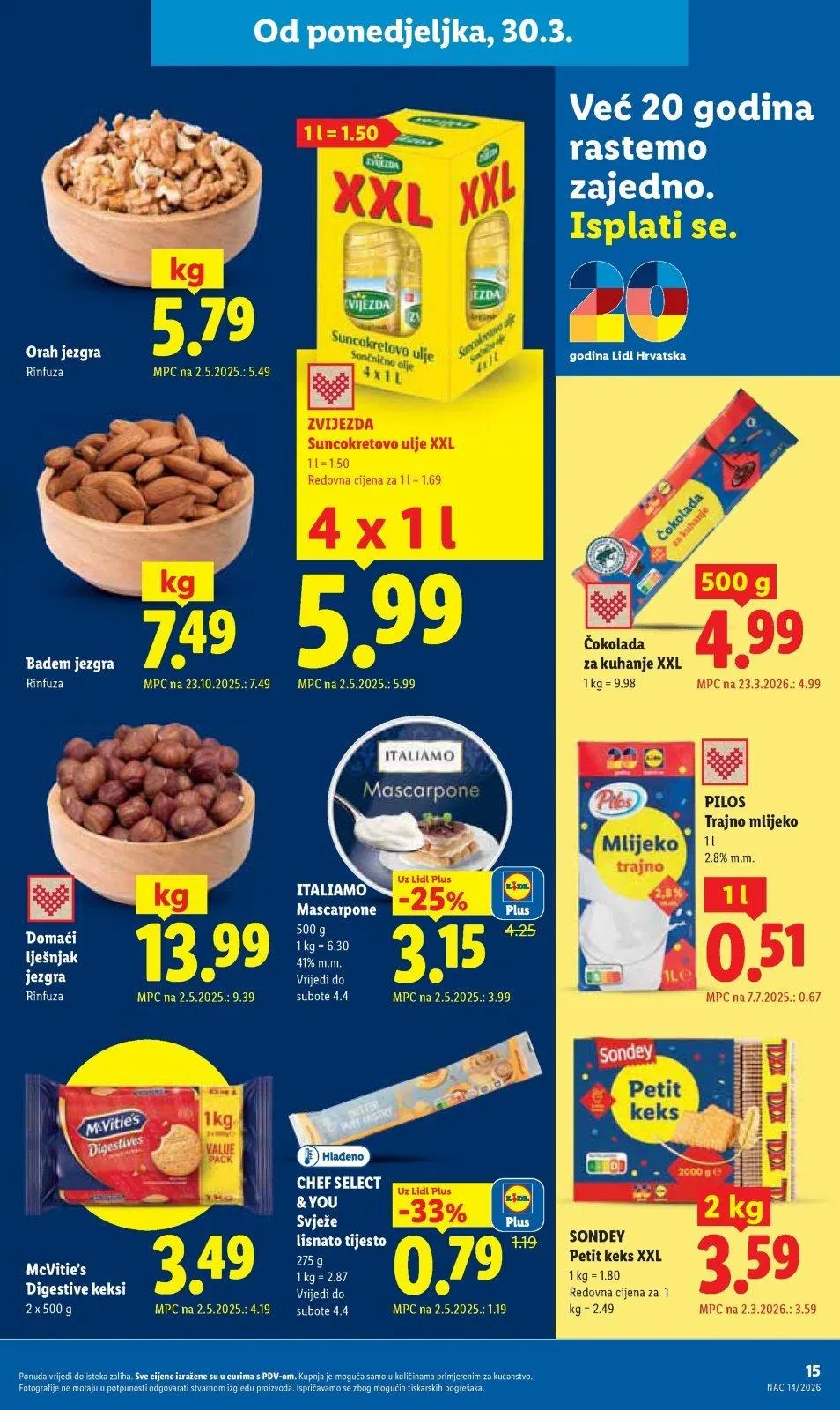Katalog Lidl katalog do 04.04.2026 od 26. ožujka do 4. travnja 2026. - Pregled Stranica 15