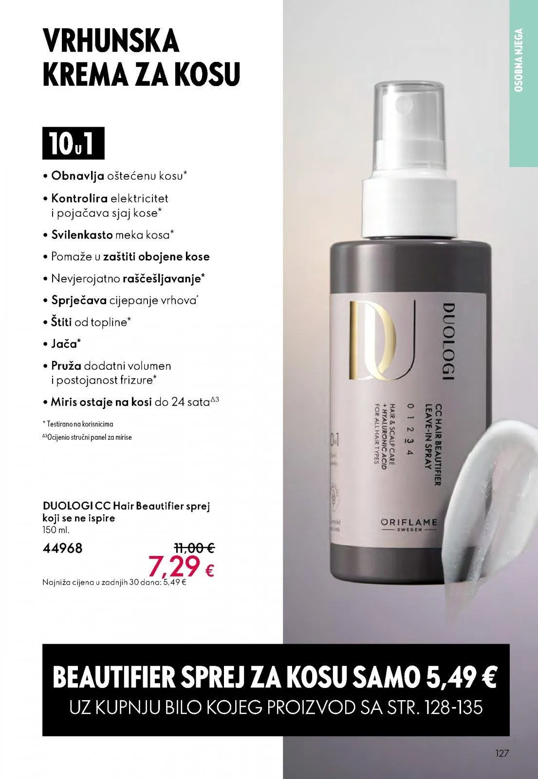 Katalog Oriflame katalog do 16.11.2025 od 31. listopada do 16. studenoga 2025. - Pregled Stranica 127