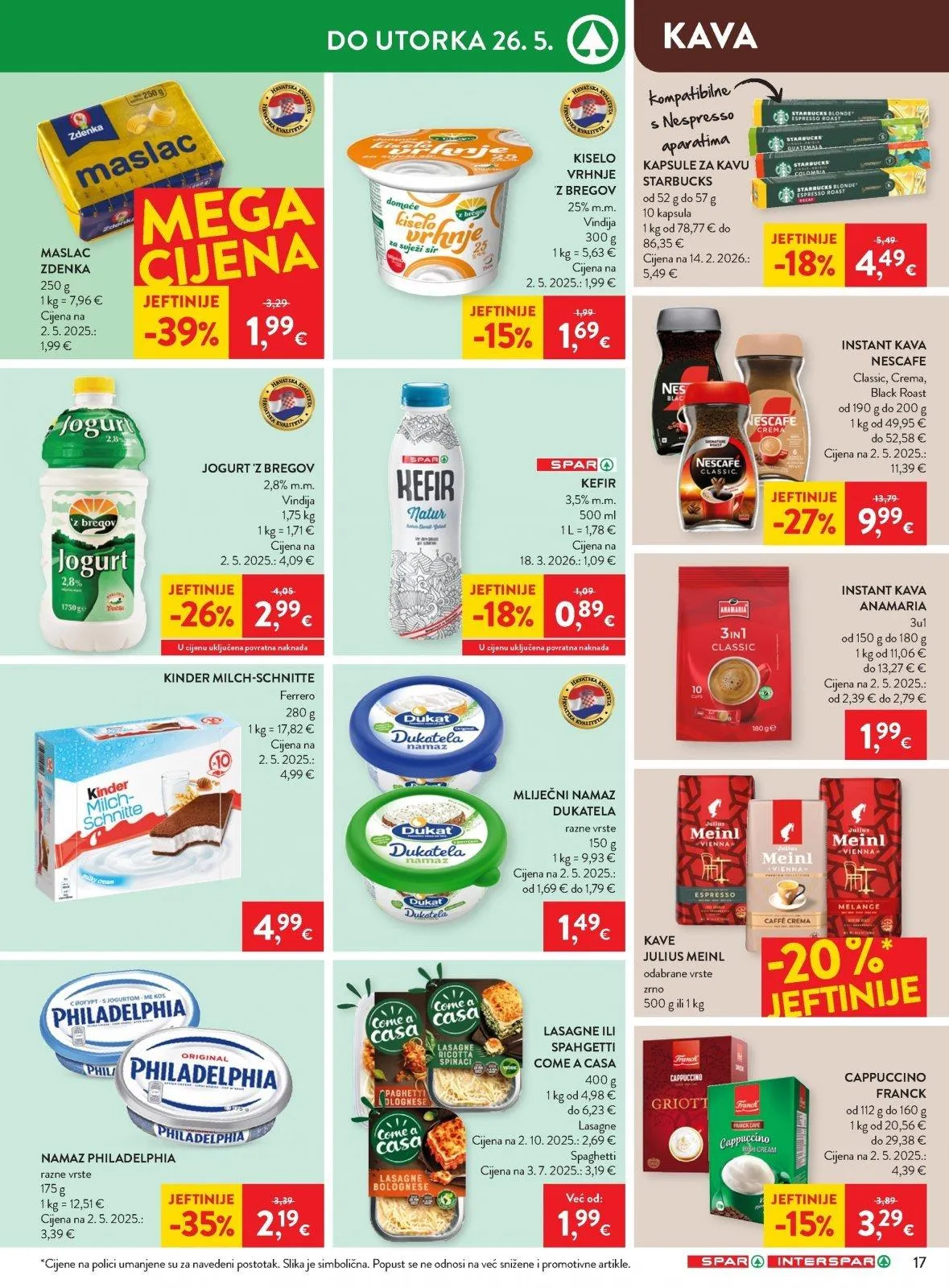 Katalog Spar katalog do 26.05.2026 od 20. svibnja do 26. svibnja 2026. - Pregled Stranica 19