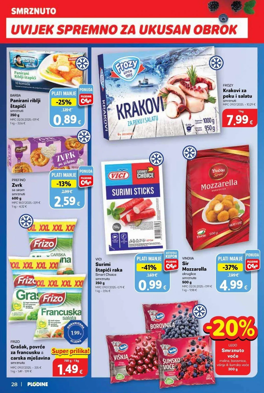 Katalog Plodine katalog do 10.03.2026 od 5. ožujka do 10. ožujka 2026. - Pregled Stranica 28