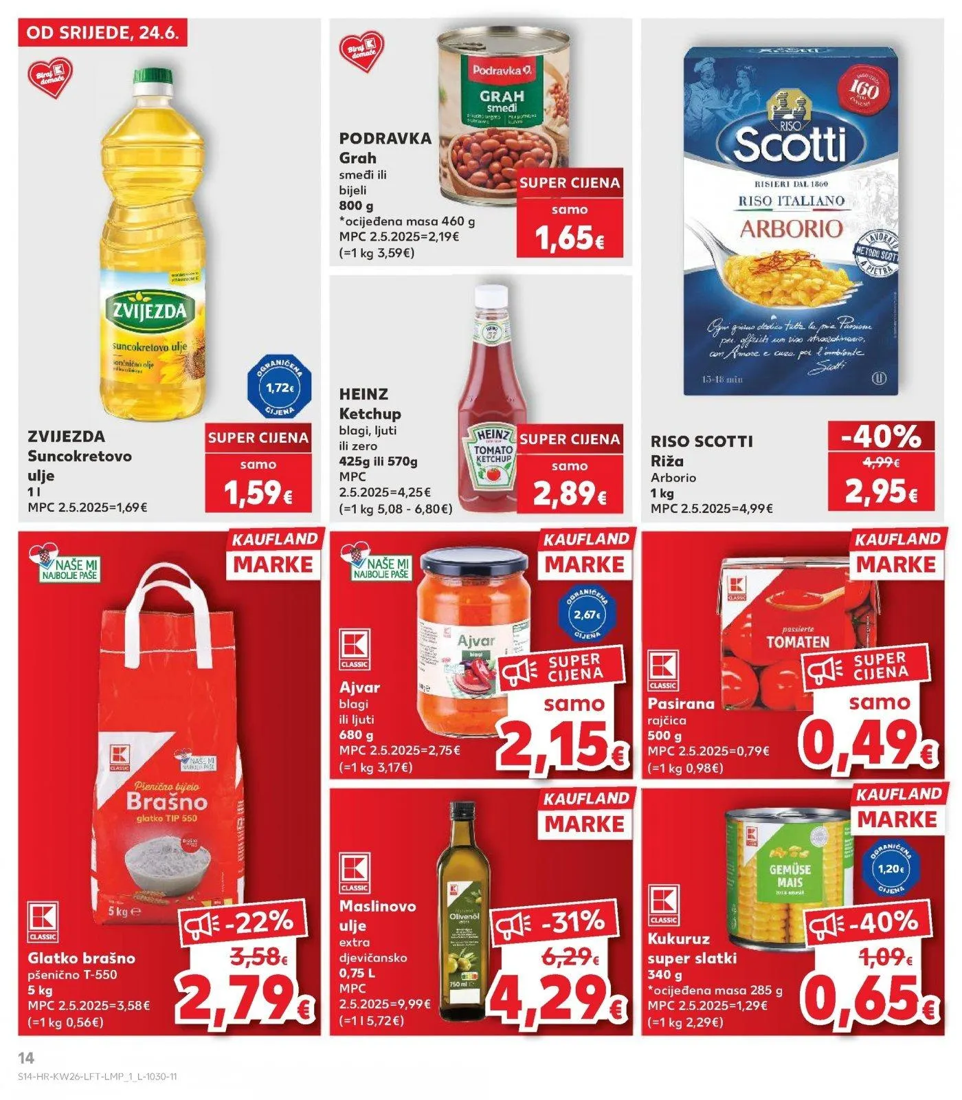Katalog Kaufland katalog do 30.06.2026 od 25. lipnja do 30. lipnja 2026. - Pregled Stranica 14