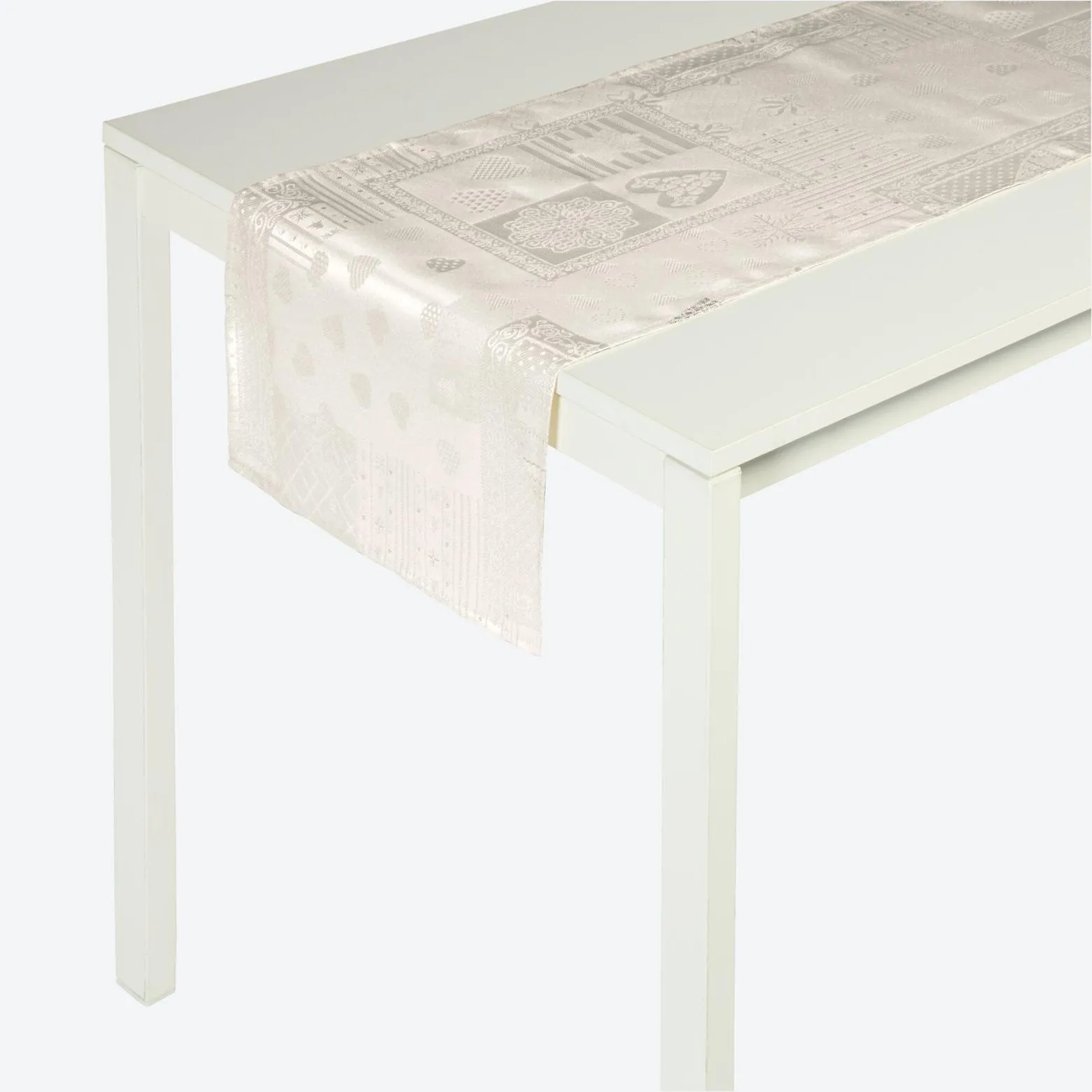 Tischläufer mit Jacquard-Muster, ca. 40x140 cm