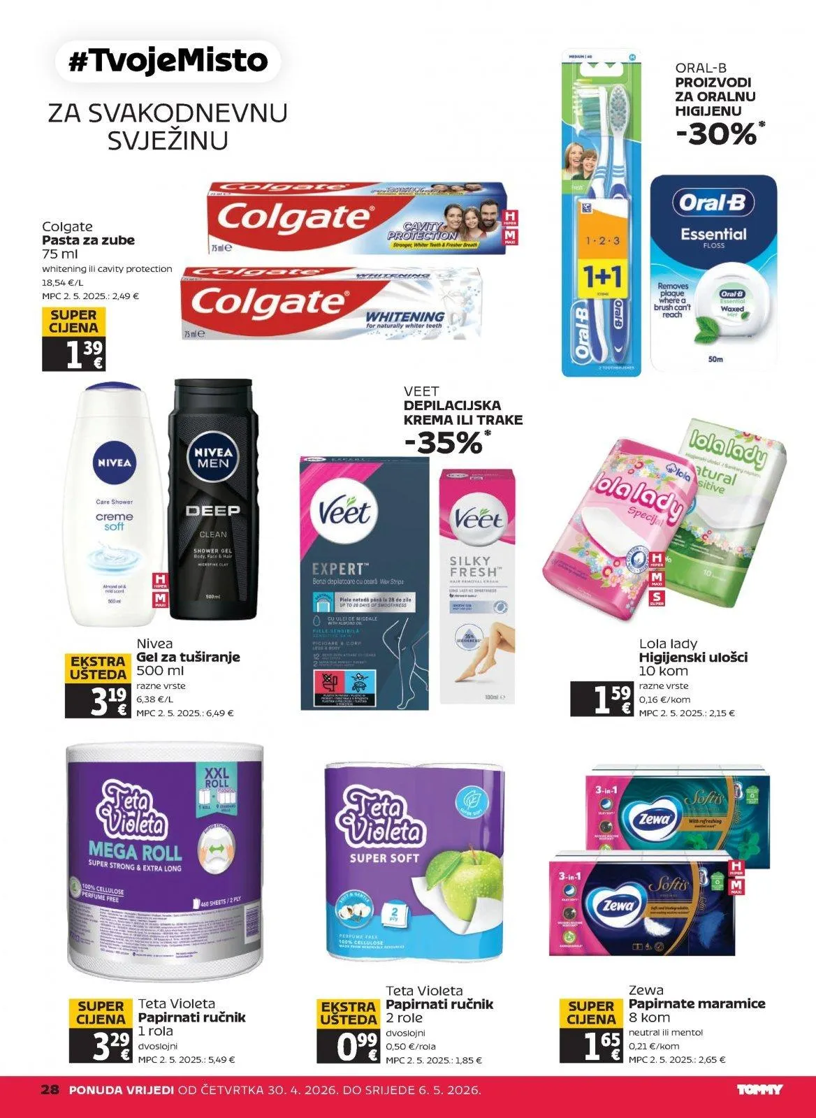 Katalog Tommy katalog do 06.05.2026 od 30. travnja do 6. svibnja 2026. - Pregled Stranica 28