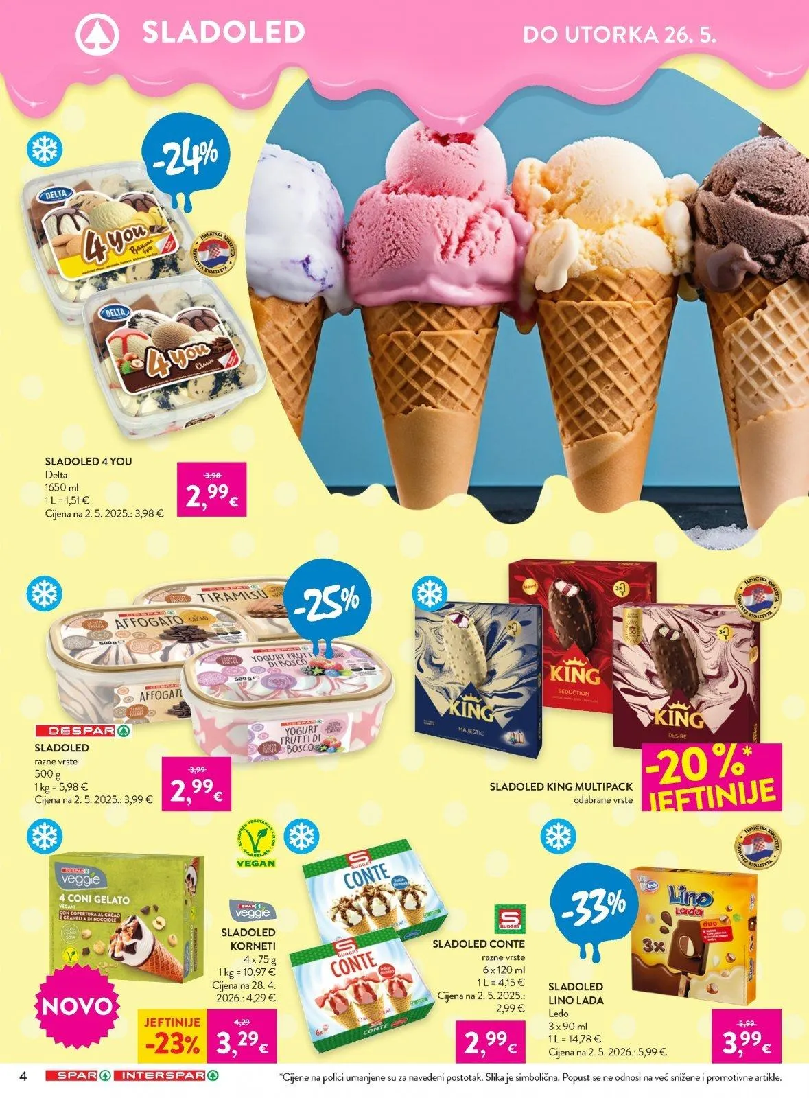 Katalog Interspar katalog do 26.05.2026 od 20. svibnja do 26. svibnja 2026. - Pregled Stranica 4