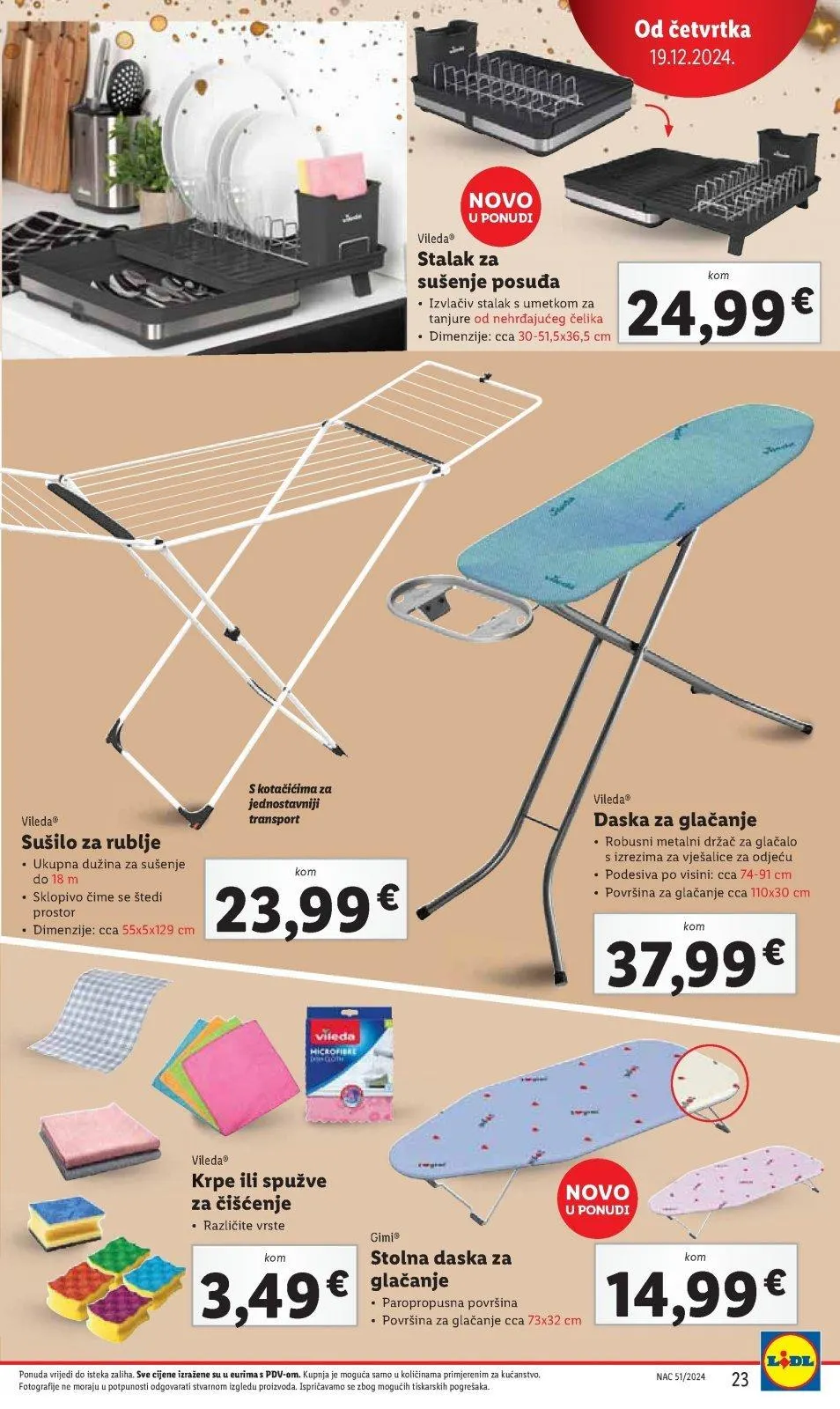 Katalog Lidl katalog do 24.12.2024 od 20. prosinca do 24. prosinca 2024. - Pregled Stranica 23