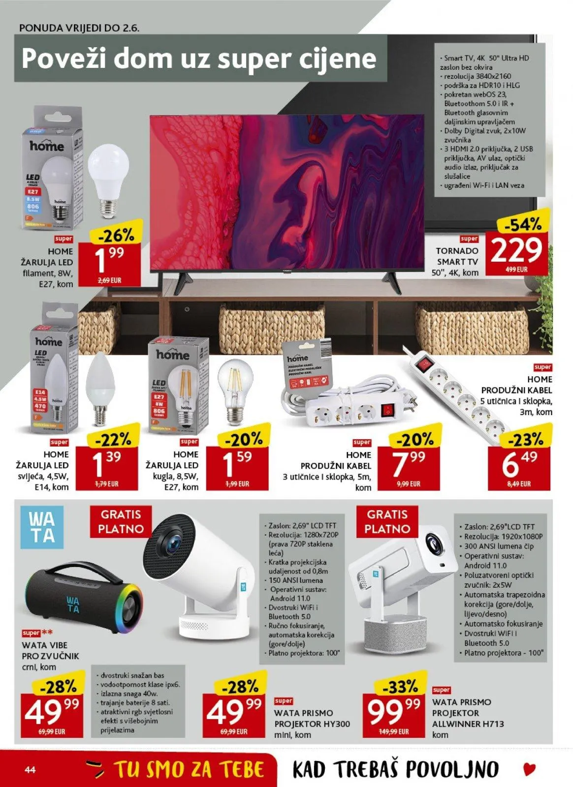 Katalog Konzum katalog do 26.05.2026 od 20. svibnja do 26. svibnja 2026. - Pregled Stranica 44