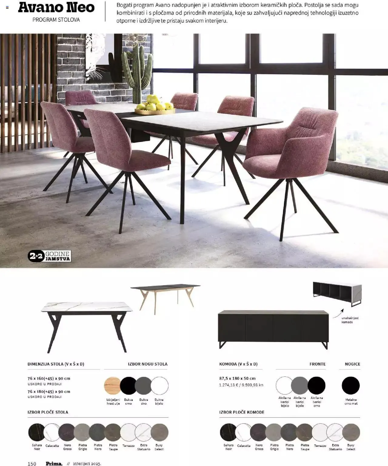 Katalog Katalog interijeri 2023 Prima od 20. veljače do 31. prosinca 2023. - Pregled Stranica 152