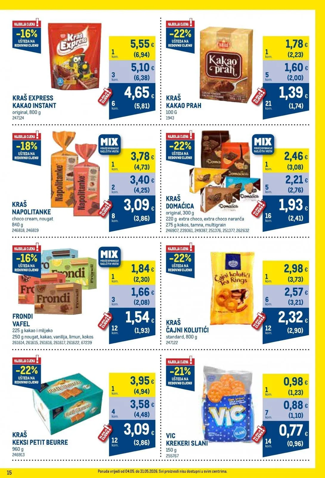 Katalog Metro katalog do 01.06.2026 od 8. svibnja do 1. lipnja 2026. - Pregled Stranica 15