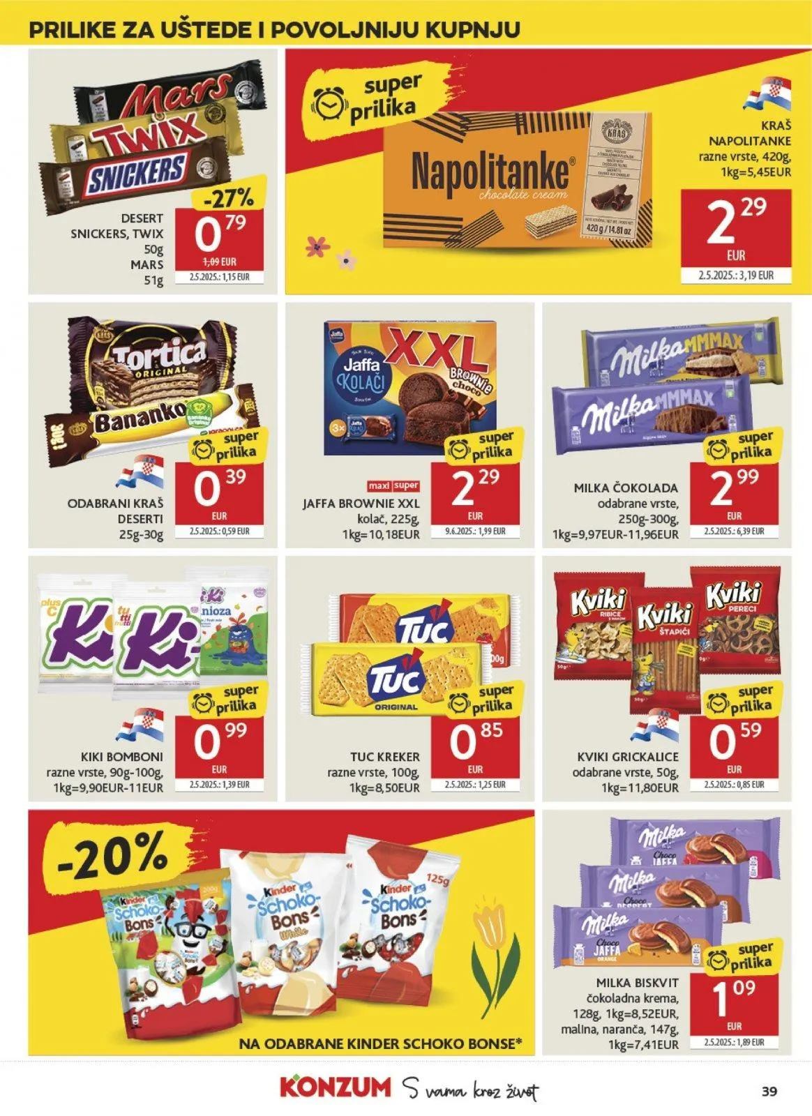 Katalog Konzum katalog do 04.04.2026 od 26. ožujka do 4. travnja 2026. - Pregled Stranica 39