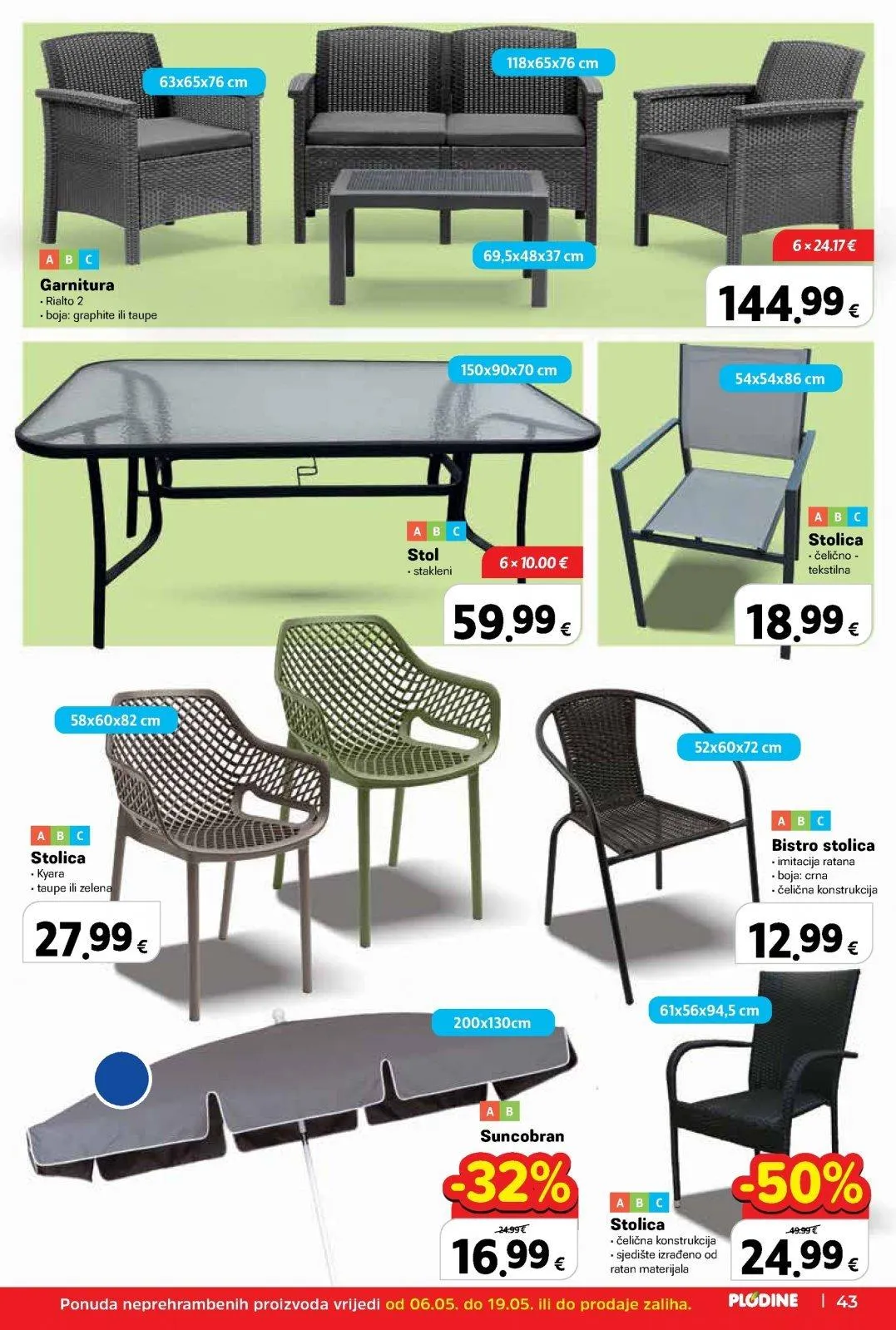 Katalog Plodine katalog do 12.05.2026 od 7. svibnja do 12. svibnja 2026. - Pregled Stranica 43