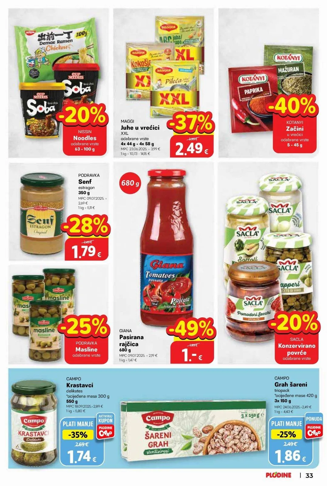 Katalog Plodine katalog do 31.03.2026 od 26. ožujka do 31. ožujka 2026. - Pregled Stranica 33