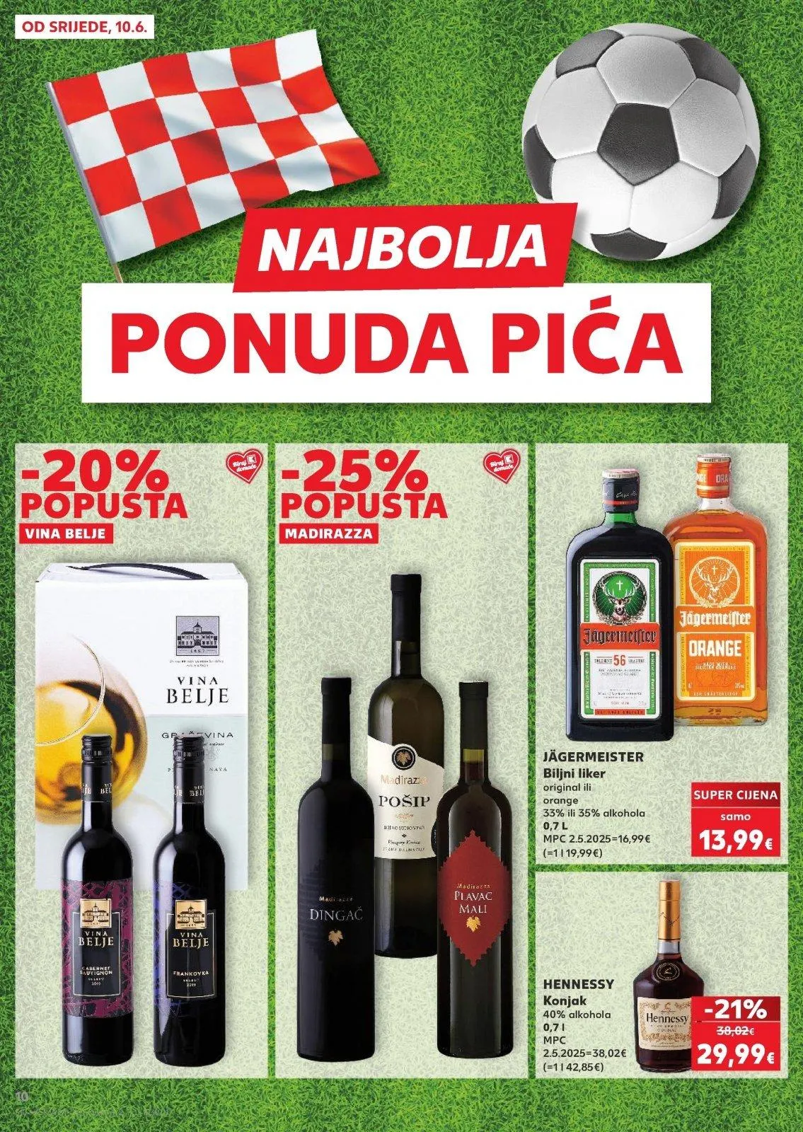 Katalog Kaufland katalog do 16.06.2026 od 10. lipnja do 16. lipnja 2026. - Pregled Stranica 10