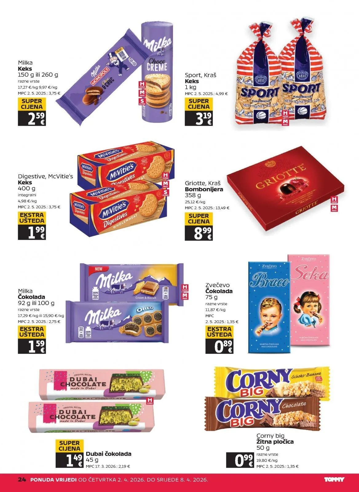 Katalog Tommy katalog do 08.04.2026 od 2. travnja do 8. travnja 2026. - Pregled Stranica 24
