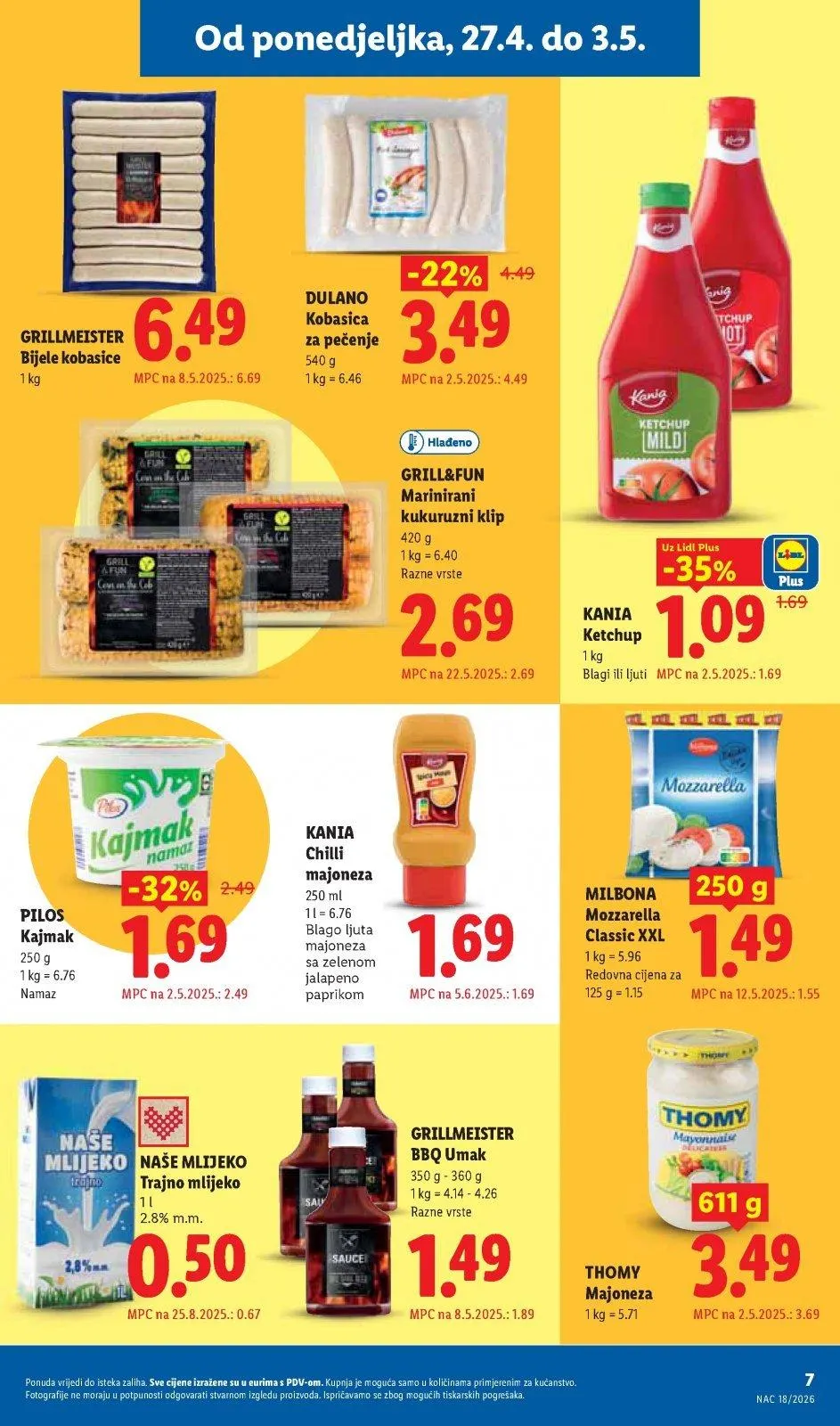 Katalog Lidl katalog do 03.05.2026 od 23. travnja do 3. svibnja 2026. - Pregled Stranica 7
