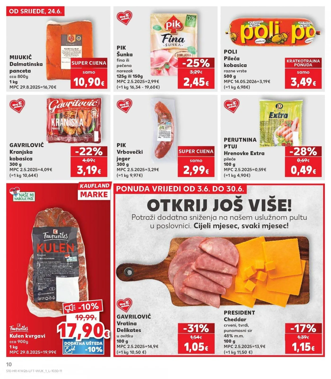 Katalog Kaufland katalog do 30.06.2026 od 25. lipnja do 30. lipnja 2026. - Pregled Stranica 10