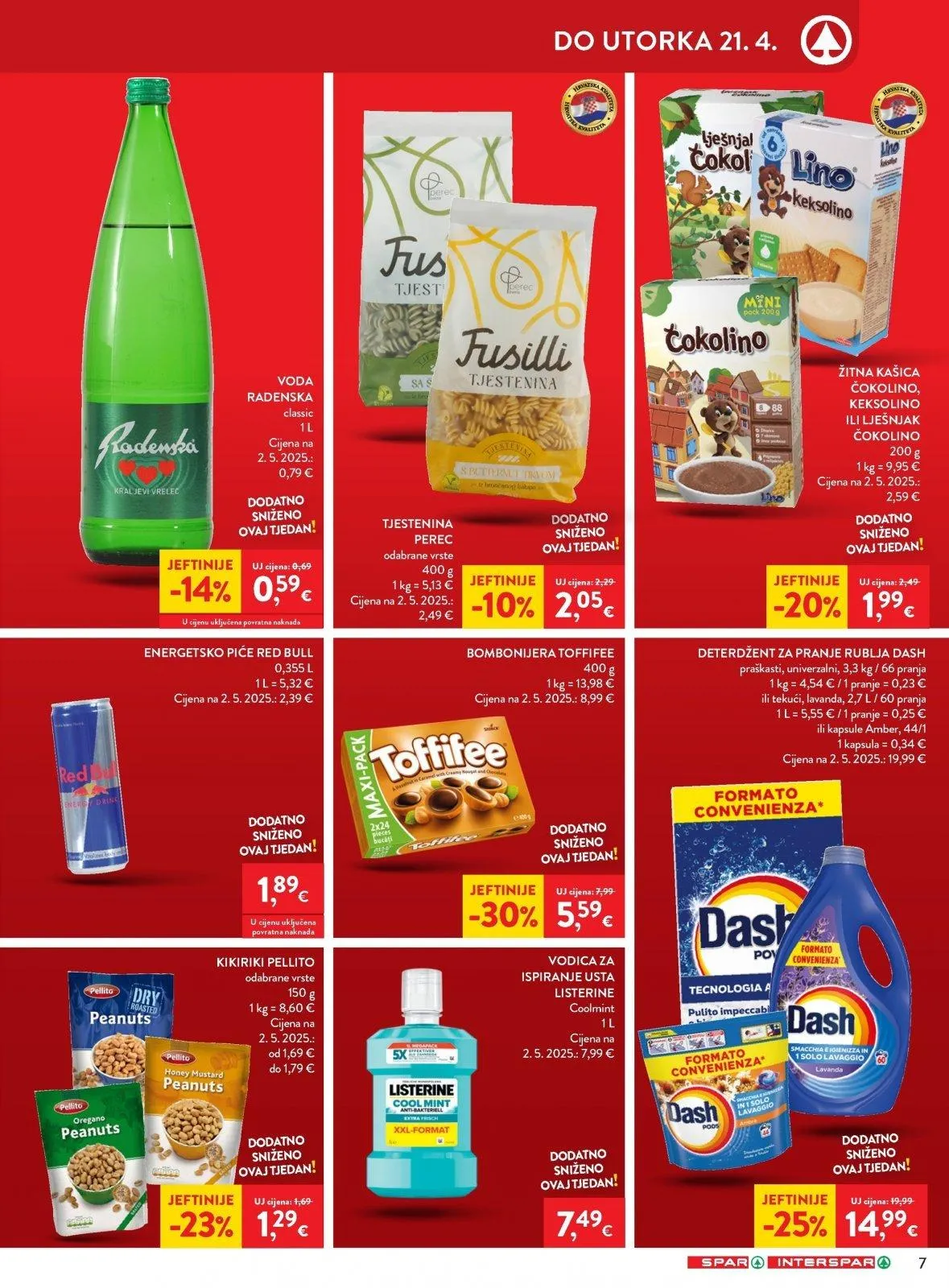 Katalog Interspar katalog do 21.04.2026 od 16. travnja do 21. travnja 2026. - Pregled Stranica 7