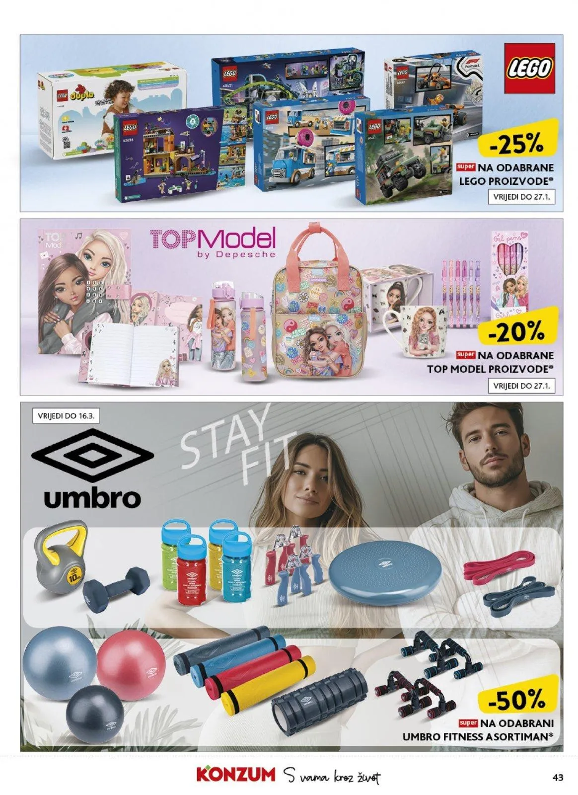 Katalog Konzum katalog do 20.01.2026 od 15. siječnja do 20. siječnja 2026. - Pregled Stranica 43