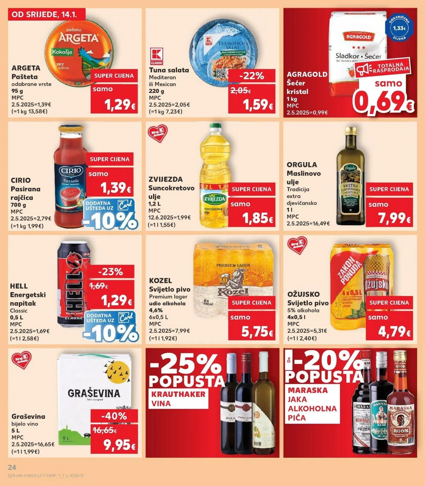 Katalog Kaufland katalog do 20.01.2026 od 14. siječnja do 20. siječnja 2026. - Pregled Stranica 24