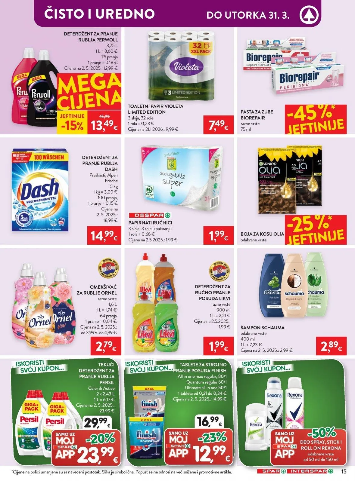 Katalog Interspar katalog do 31.03.2026 od 26. ožujka do 31. ožujka 2026. - Pregled Stranica 20