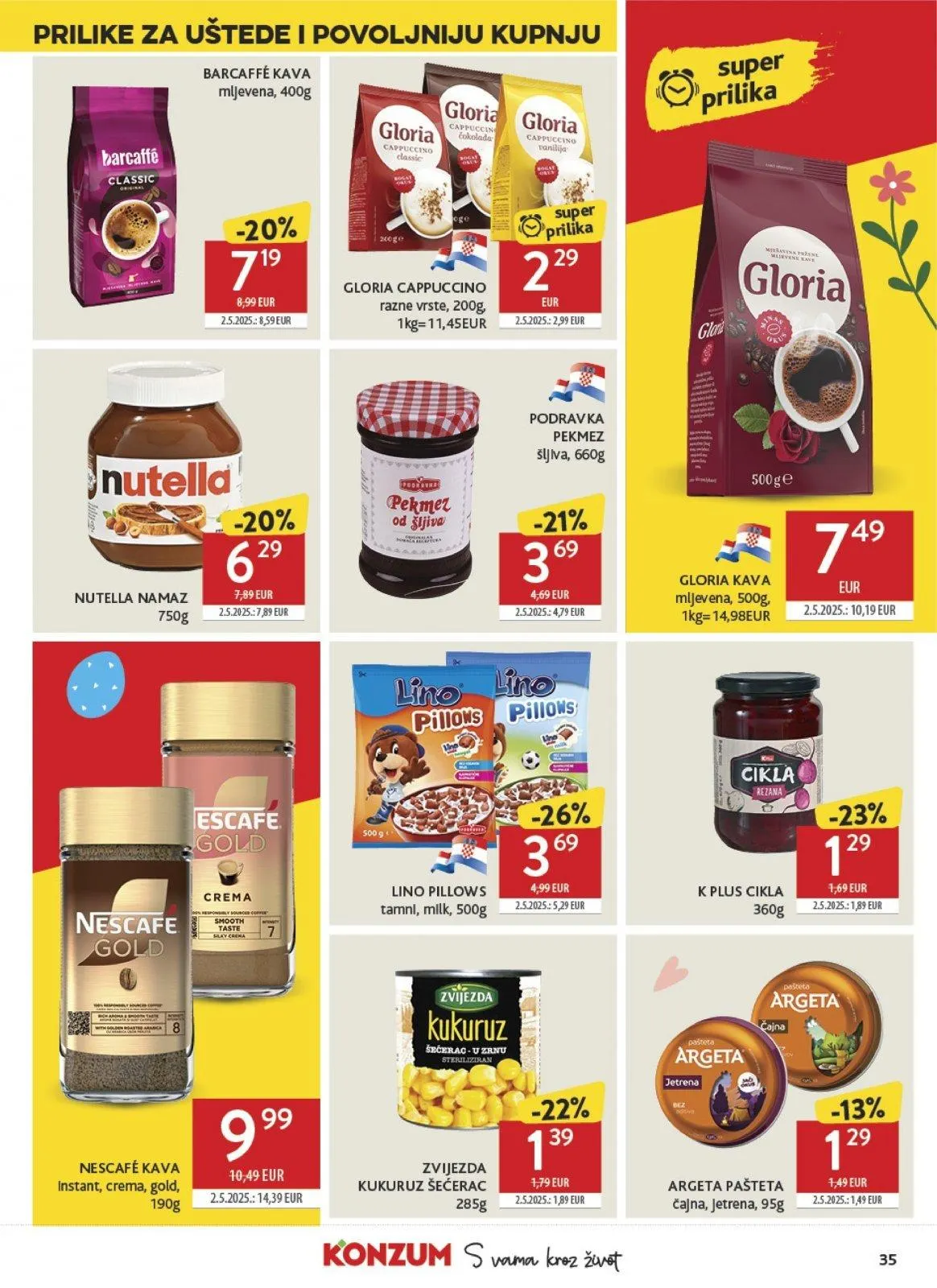 Katalog Konzum katalog do 04.04.2026 od 26. ožujka do 4. travnja 2026. - Pregled Stranica 35