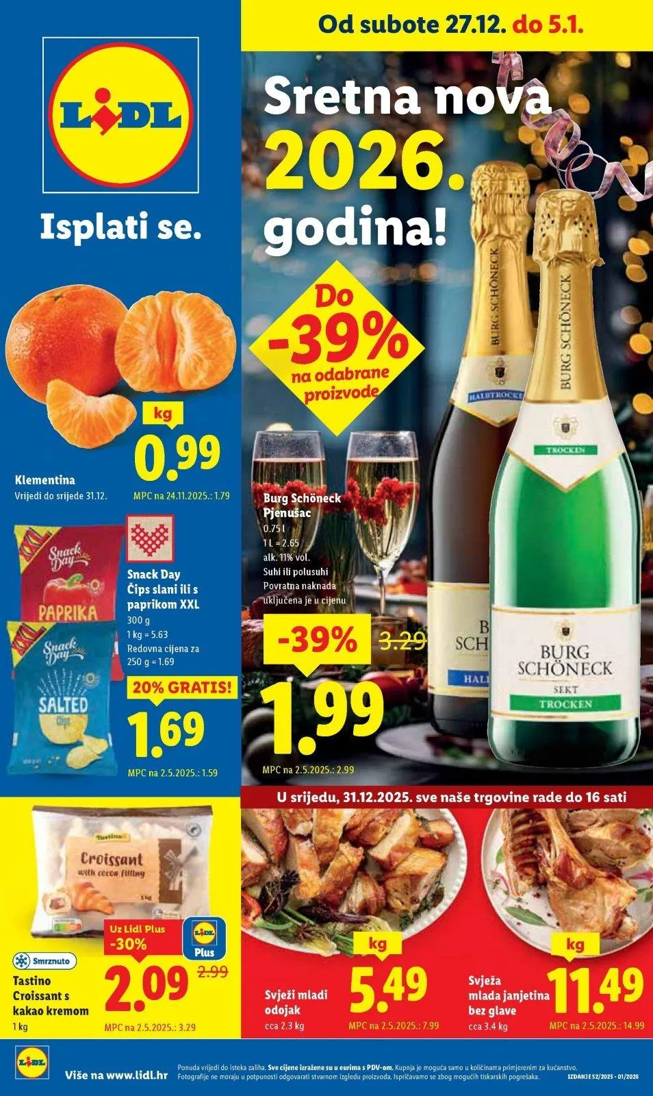 Katalog Lidl katalog do 05.01.2026 od 18. prosinca do 5. siječnja 2026. - Pregled Stranica 1