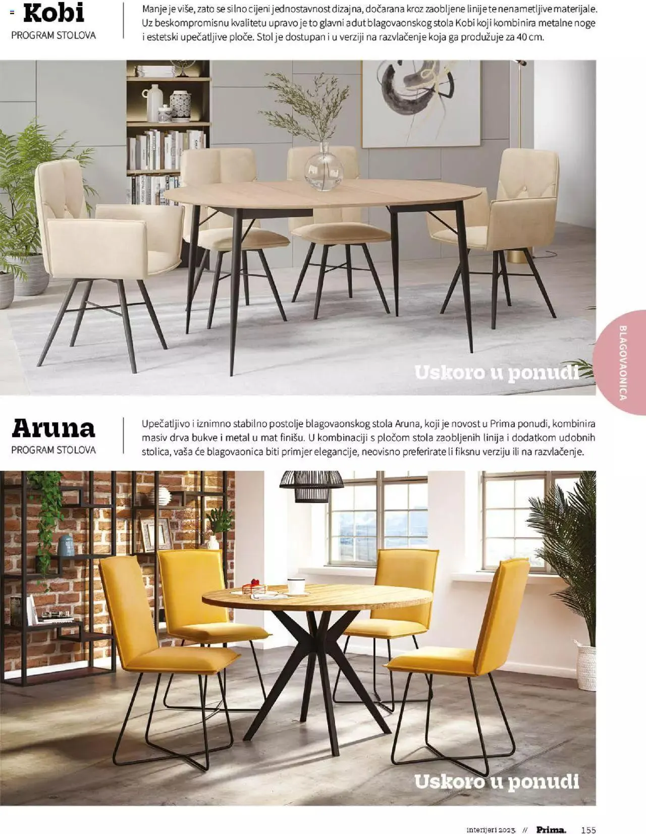 Katalog Katalog interijeri 2023 Prima od 20. veljače do 31. prosinca 2023. - Pregled Stranica 157