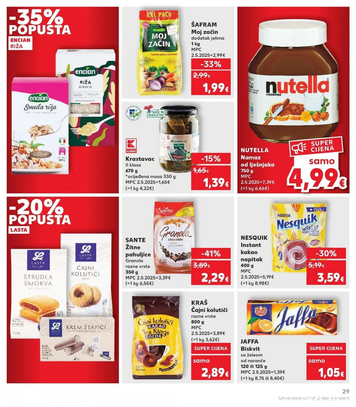 Katalog Kaufland katalog do 18.11.2025 od 12. studenoga do 18. studenoga 2025. - Pregled Stranica 29