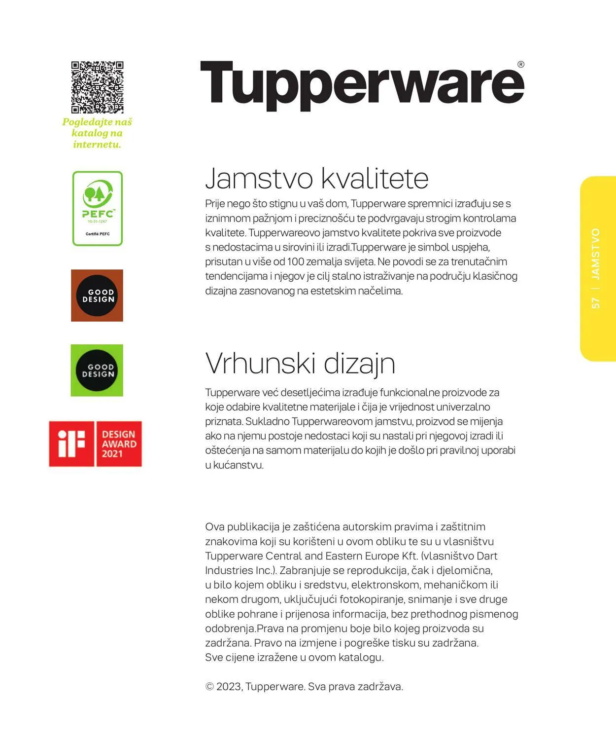 Katalog Tupperware od 1. lipnja do 31. srpnja 2023. - Pregled Stranica 57