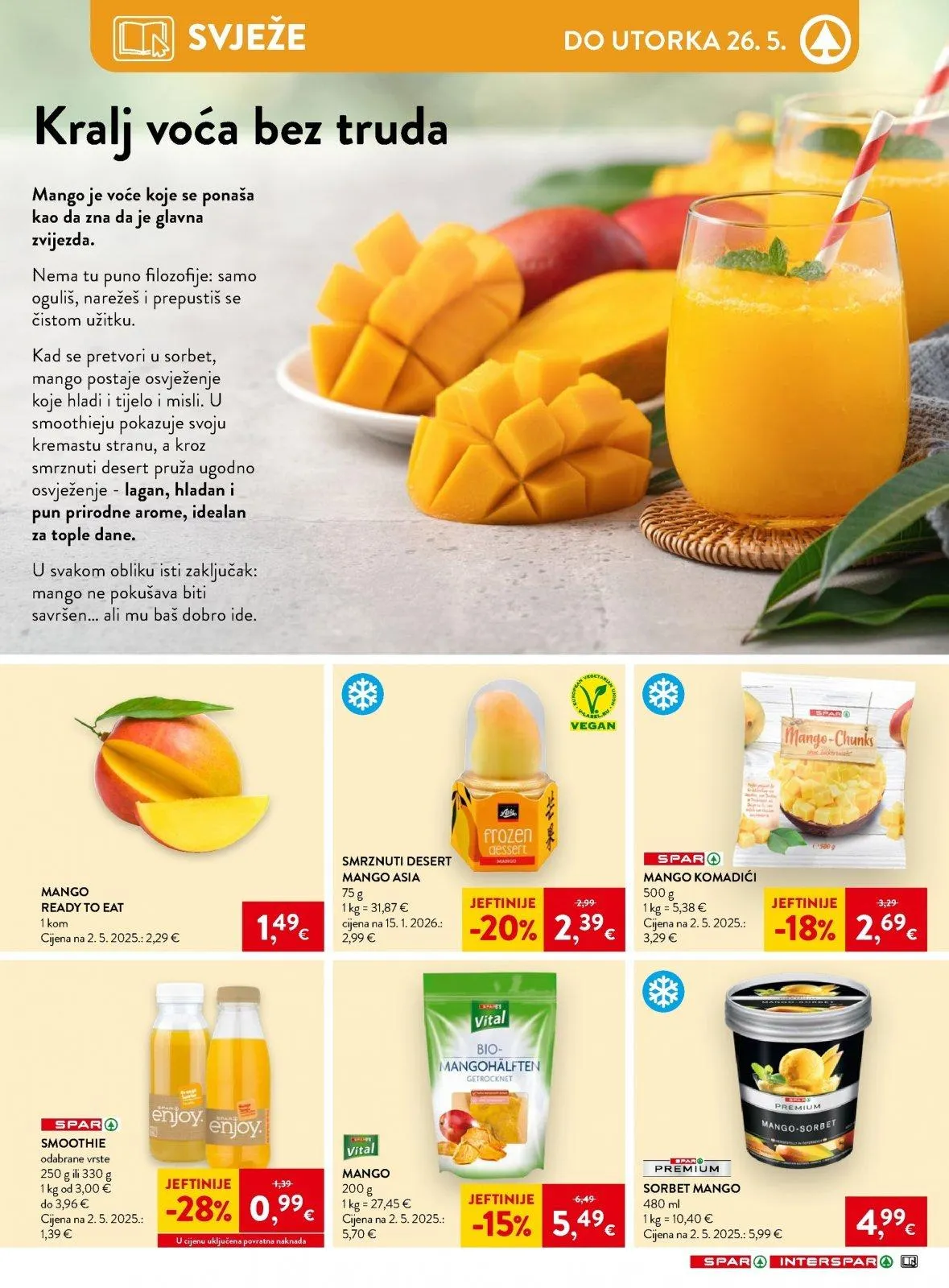 Katalog Spar katalog do 26.05.2026 od 20. svibnja do 26. svibnja 2026. - Pregled Stranica 23
