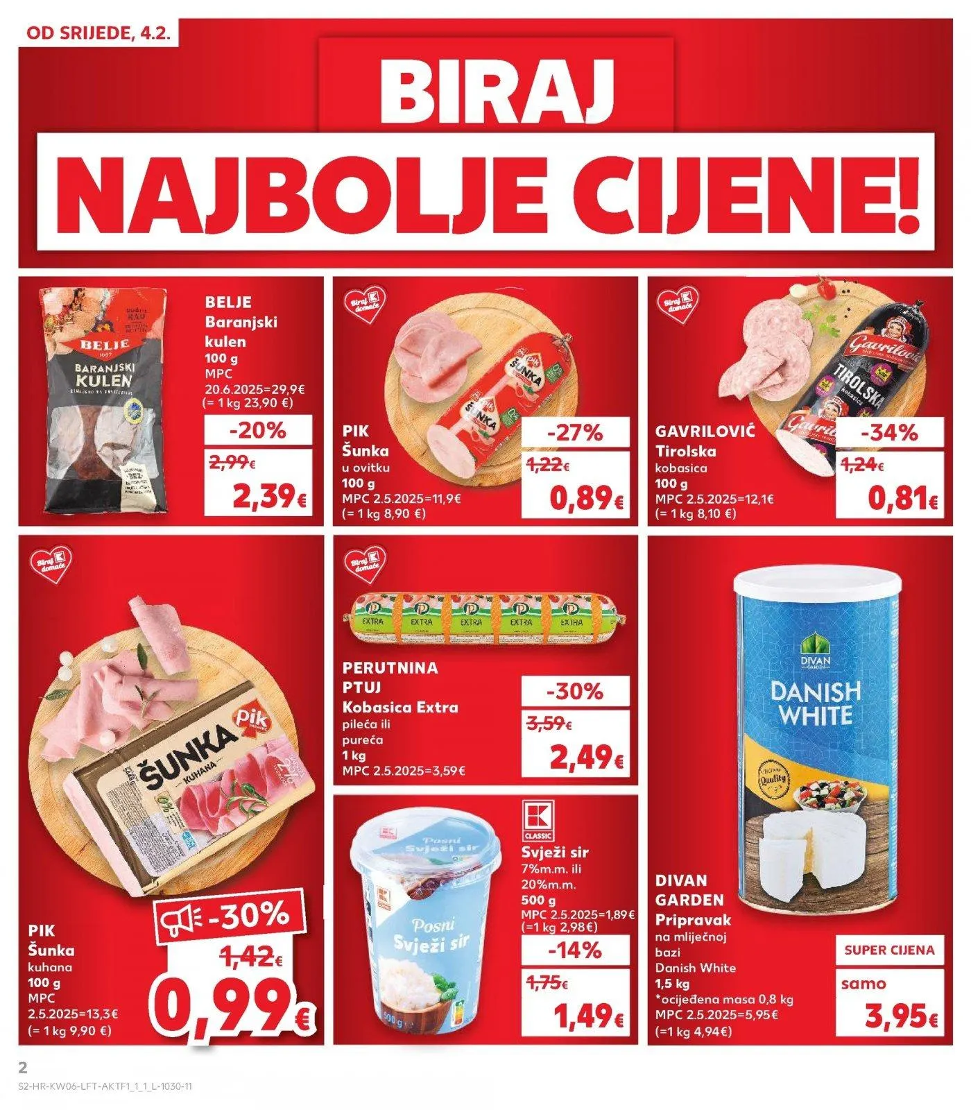Katalog Kaufland katalog do 10.02.2026 od 4. veljače do 10. veljače 2026. - Pregled Stranica 2