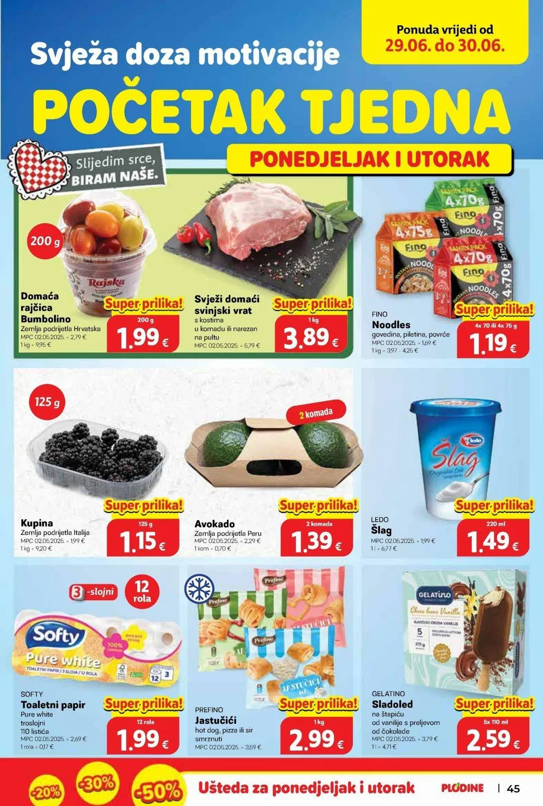 Katalog Plodine katalog do 30.06.2026 od 26. lipnja do 30. lipnja 2026. - Pregled Stranica 45