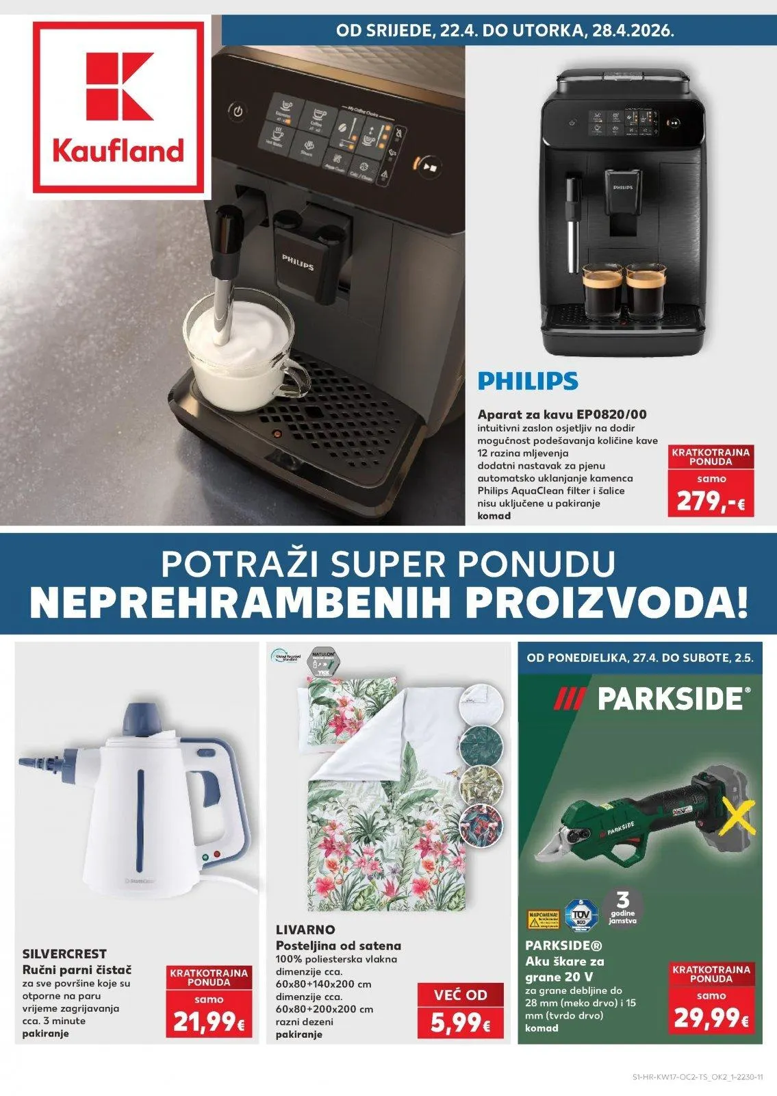 Katalog Kaufland katalog do 28.04.2026 od 22. travnja do 28. travnja 2026. - Pregled Stranica 1