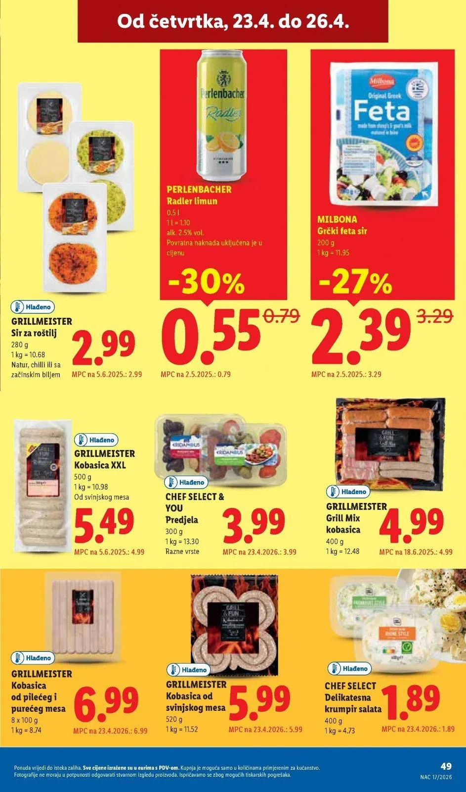 Katalog Lidl katalog do 26.04.2026 od 16. travnja do 26. travnja 2026. - Pregled Stranica 49