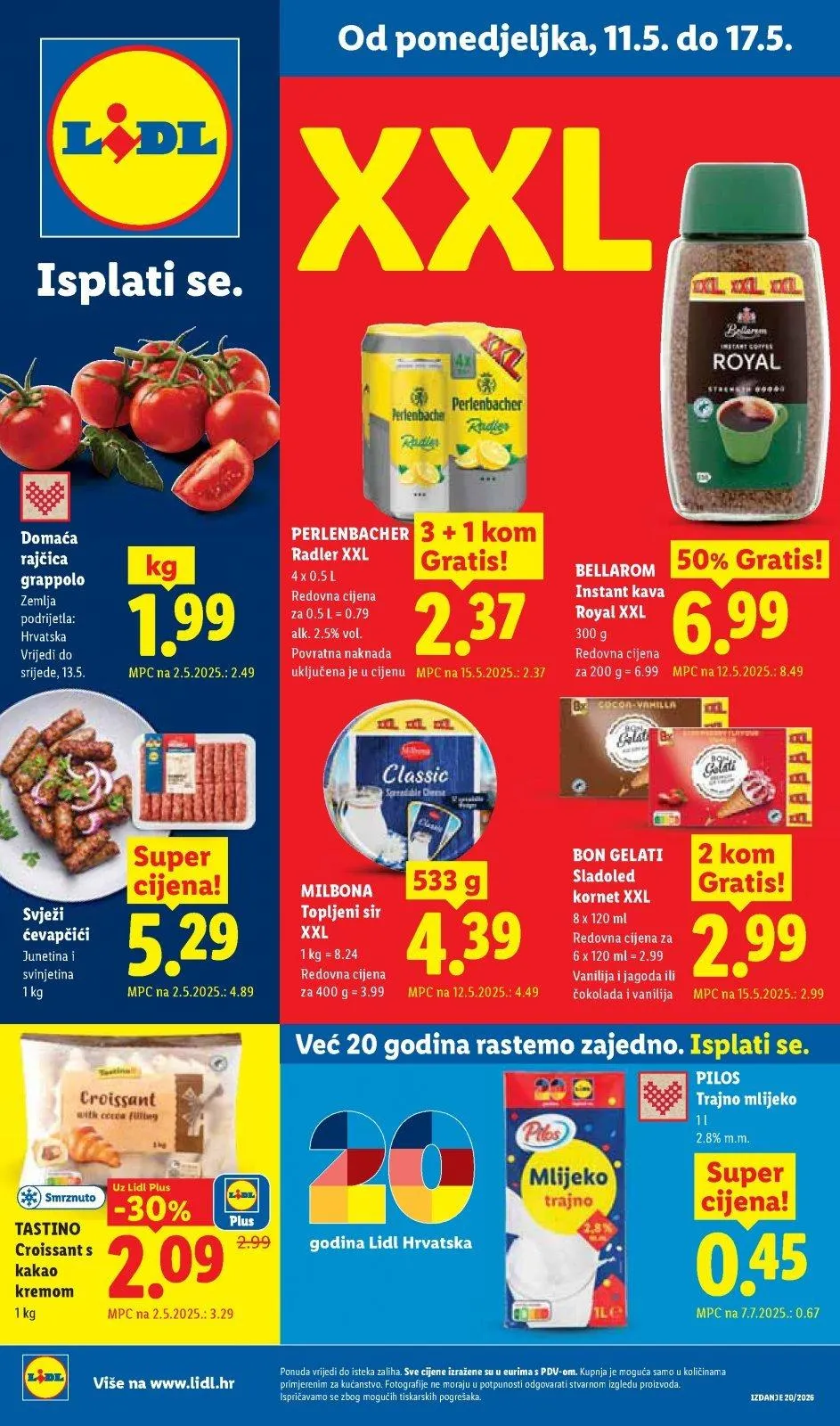 Katalog Lidl katalog do 17.05.2026 od 7. svibnja do 17. svibnja 2026. - Pregled Stranica 1