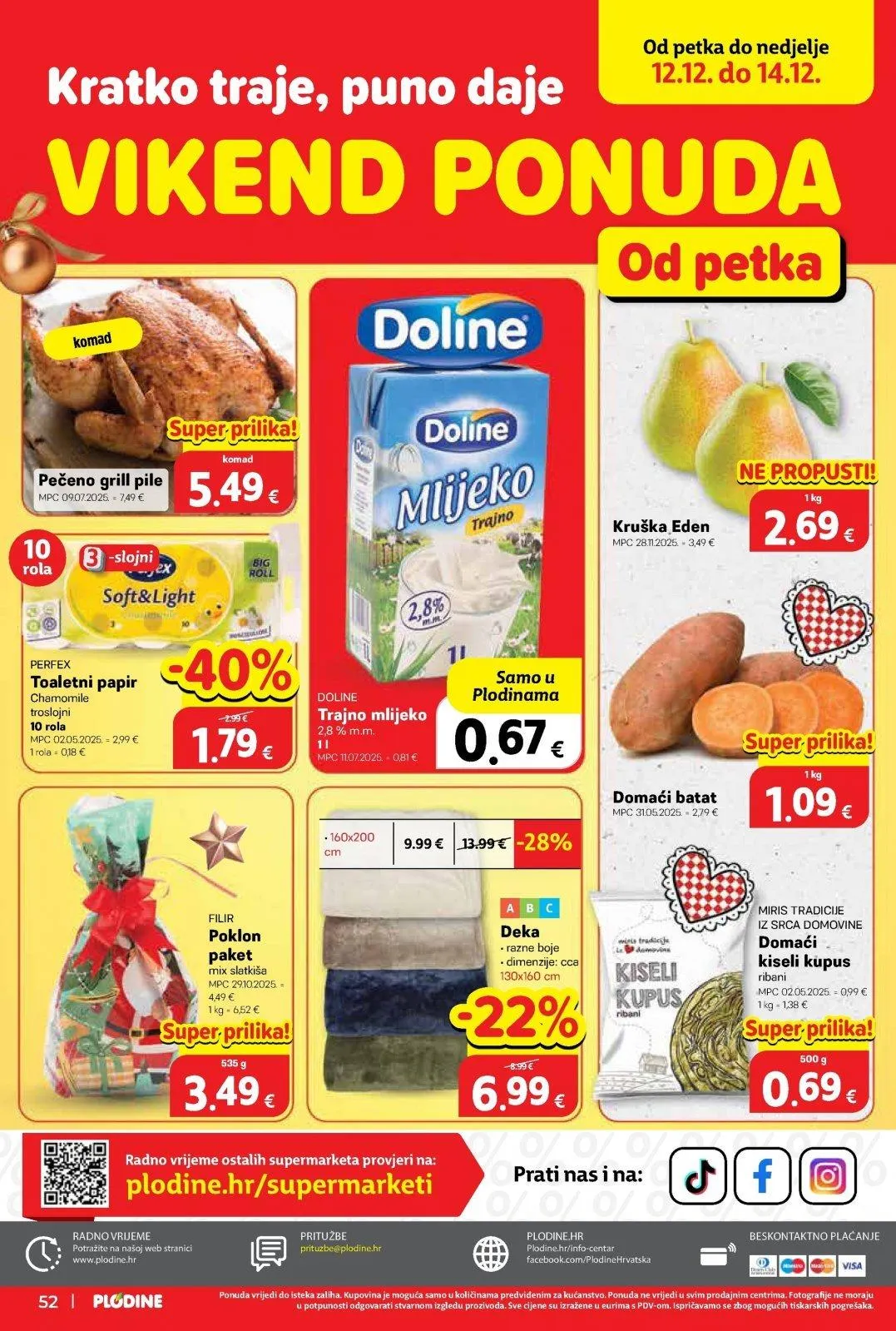 Katalog Plodine katalog do 16.12.2025 od 10. prosinca do 16. prosinca 2025. - Pregled Stranica 52
