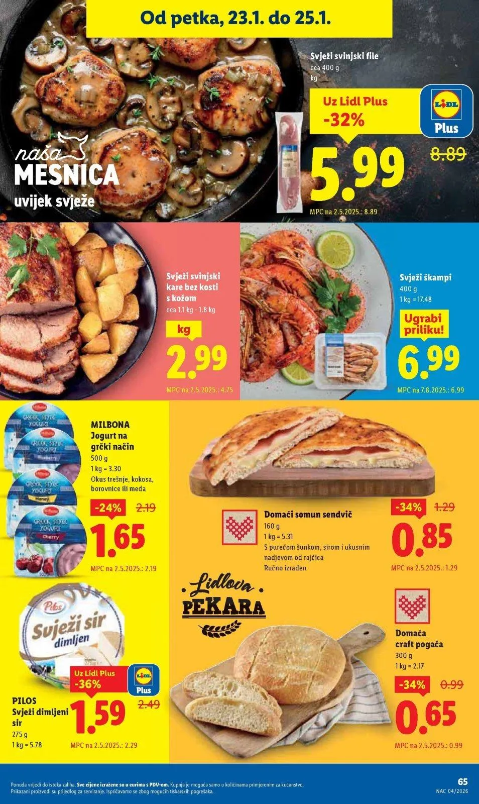 Katalog Lidl katalog do 25.01.2026 od 15. siječnja do 25. siječnja 2026. - Pregled Stranica 65