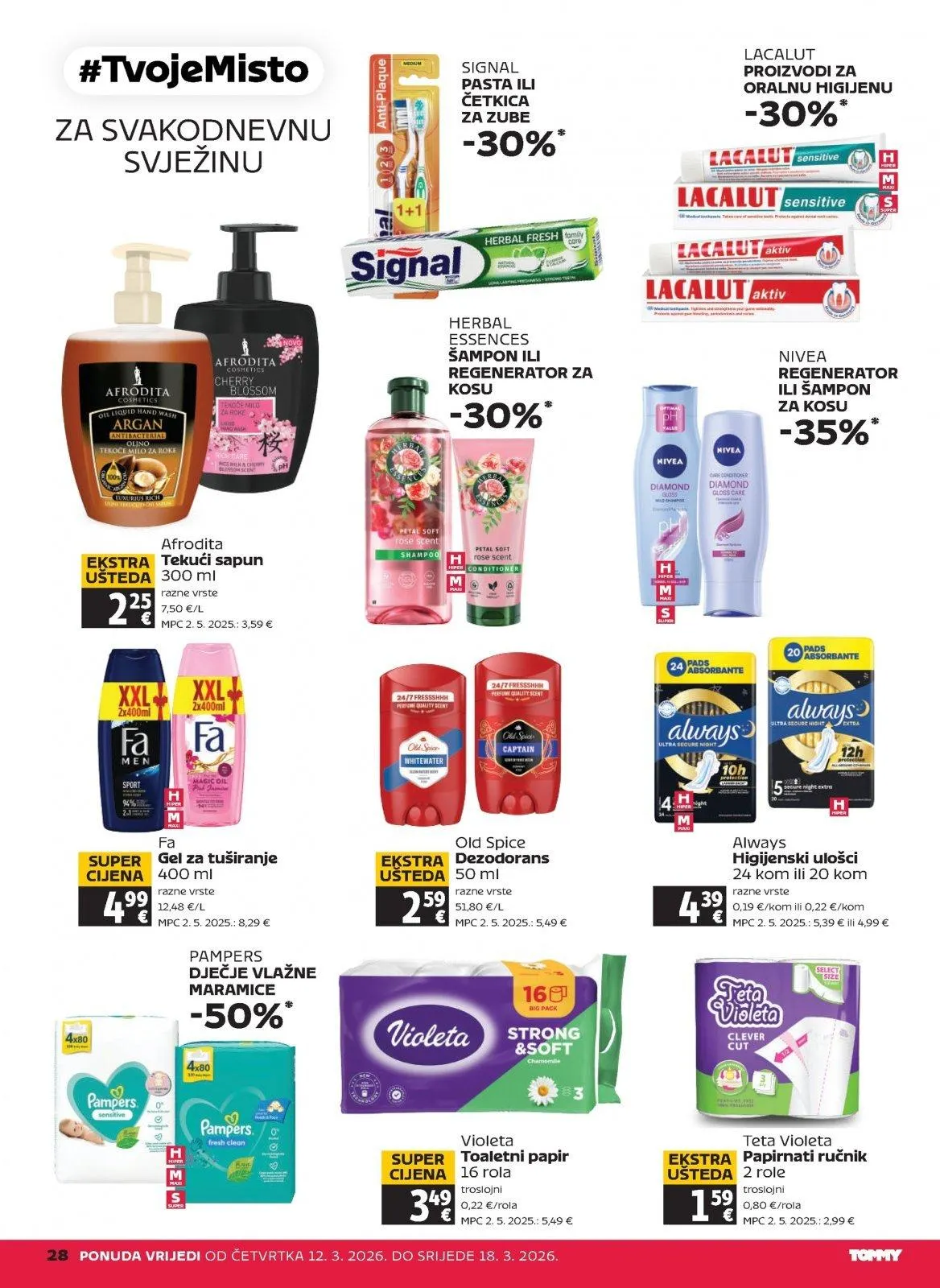Katalog Tommy katalog do 18.03.2026 od 12. ožujka do 18. ožujka 2026. - Pregled Stranica 28