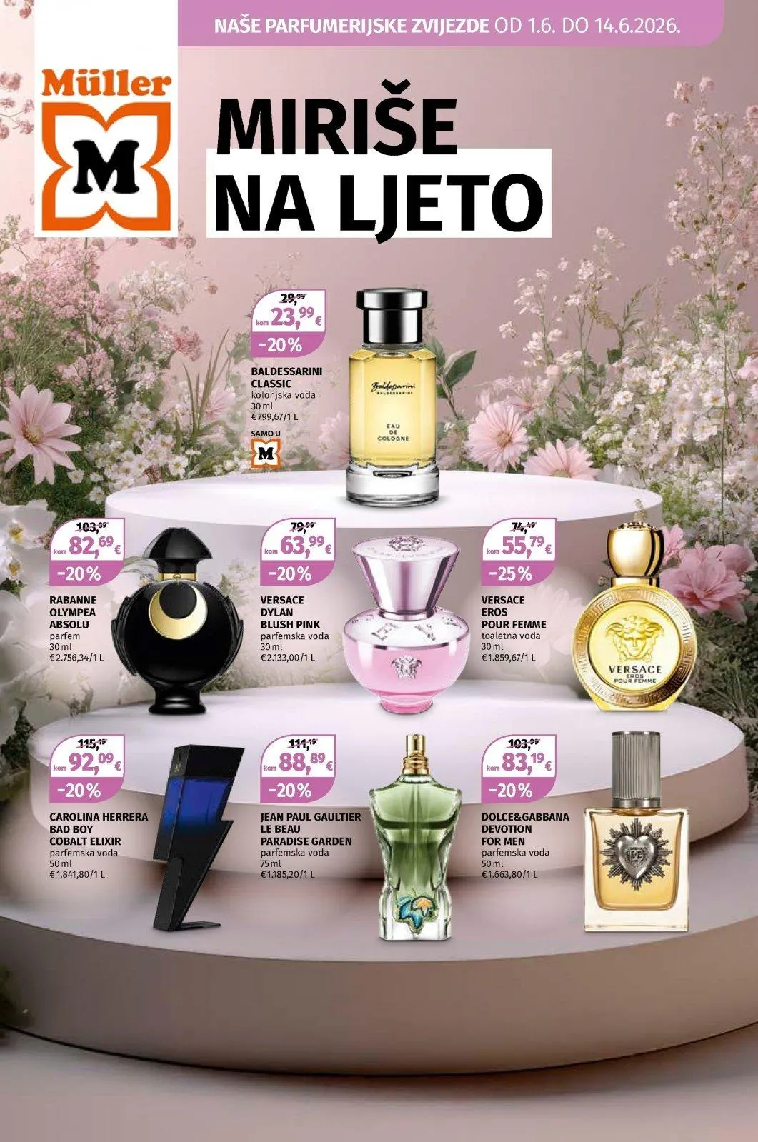 Katalog Müller katalog do 14.06.2026 od 9. lipnja do 14. lipnja 2026. - Pregled Stranica 1