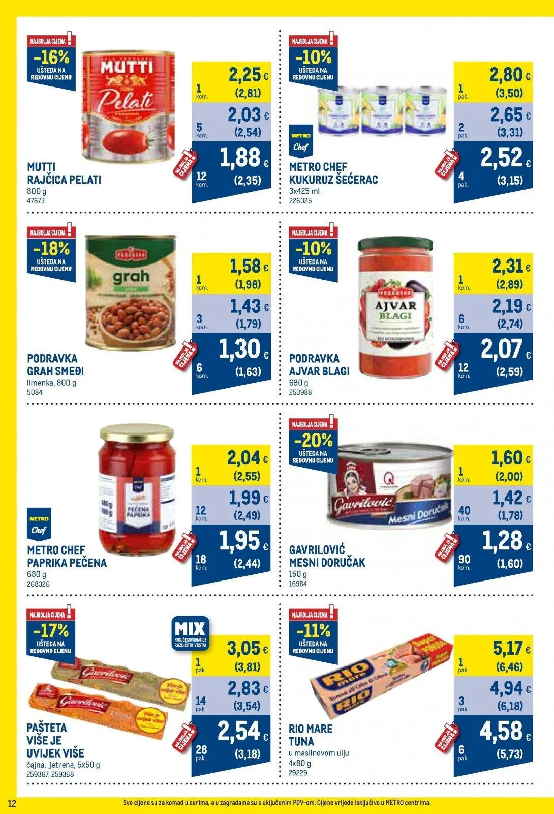 Katalog Metro katalog do 01.06.2026 od 8. svibnja do 1. lipnja 2026. - Pregled Stranica 12