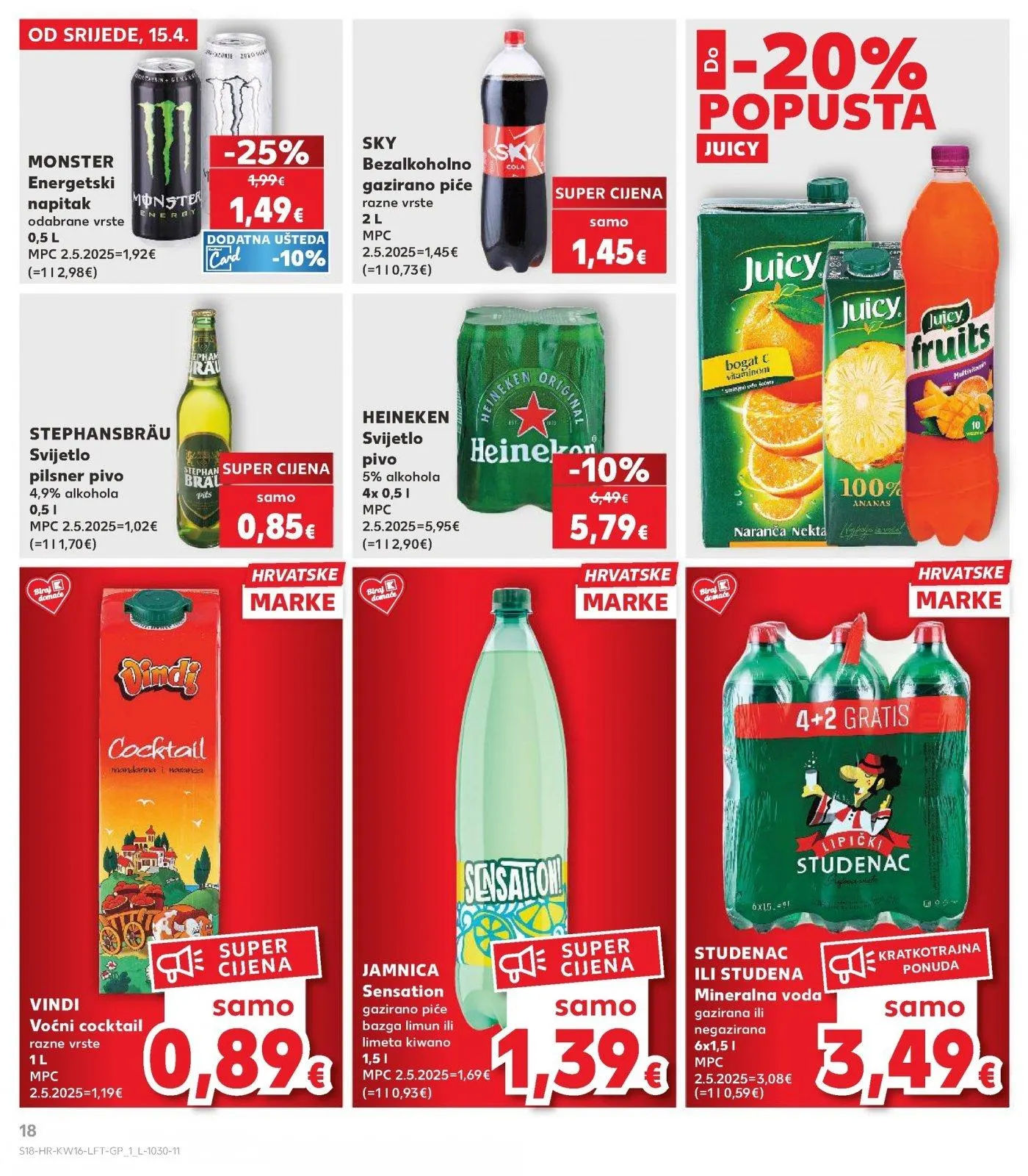 Katalog Kaufland katalog do 21.04.2026 od 15. travnja do 21. travnja 2026. - Pregled Stranica 18