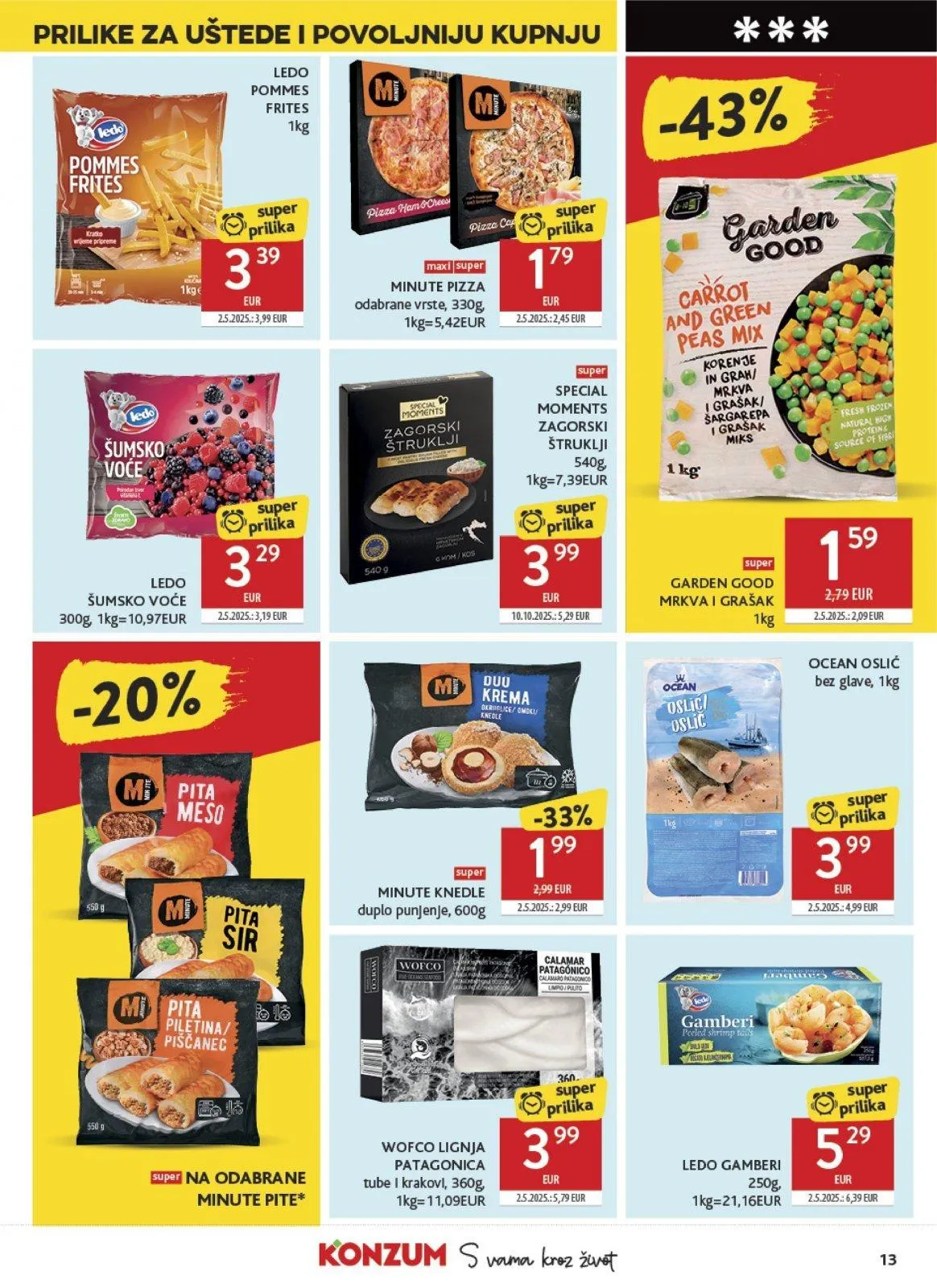 Katalog Konzum katalog do 05.05.2026 od 29. travnja do 5. svibnja 2026. - Pregled Stranica 13