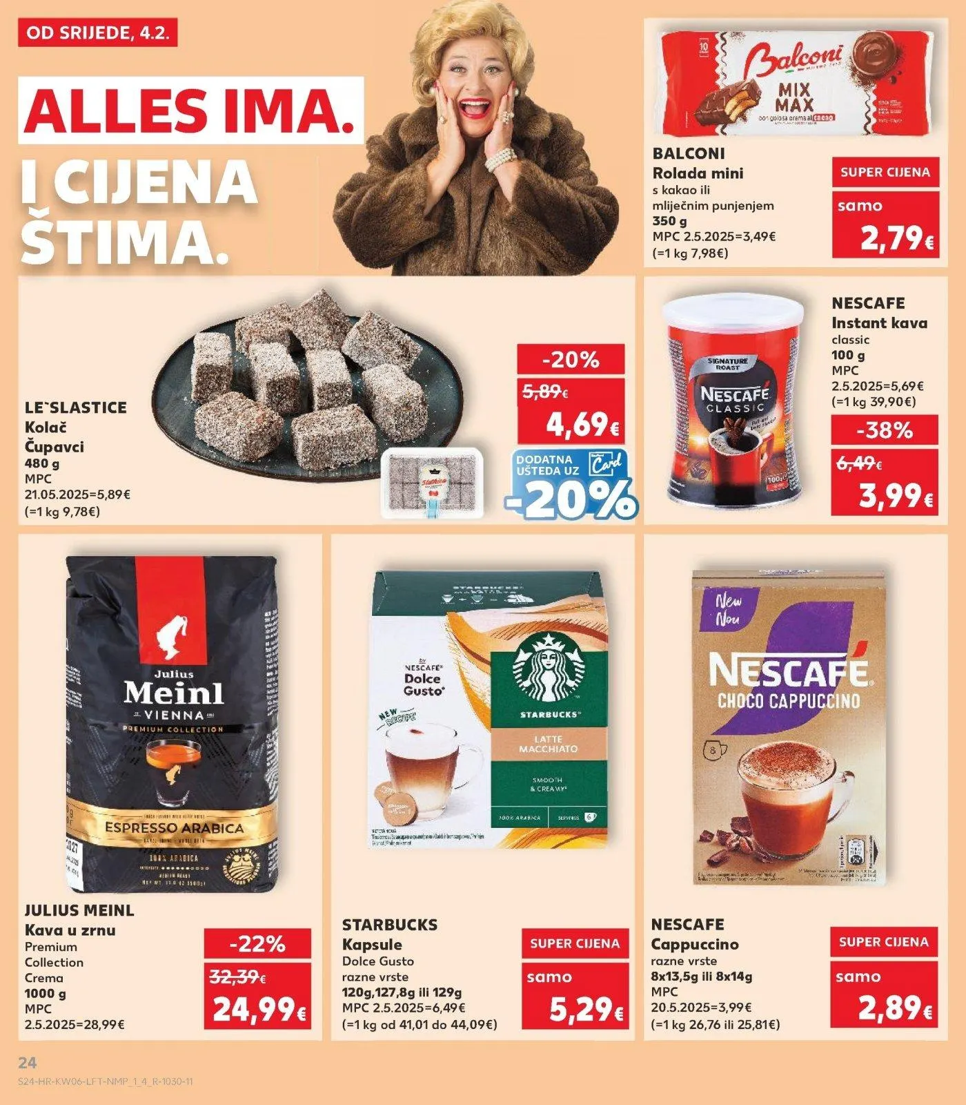 Katalog Kaufland katalog do 10.02.2026 od 4. veljače do 10. veljače 2026. - Pregled Stranica 24