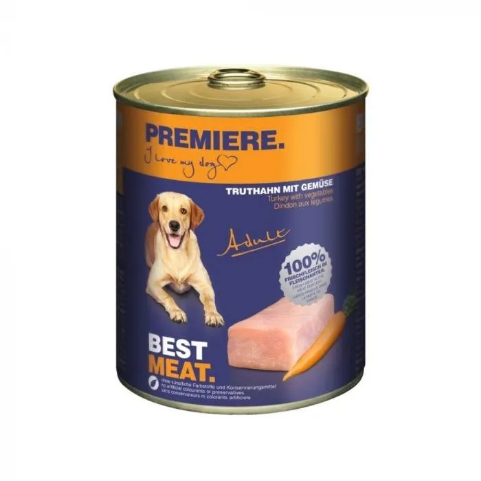 Premiere Best Meat Adult puretina i povrće, 800 g konzerva