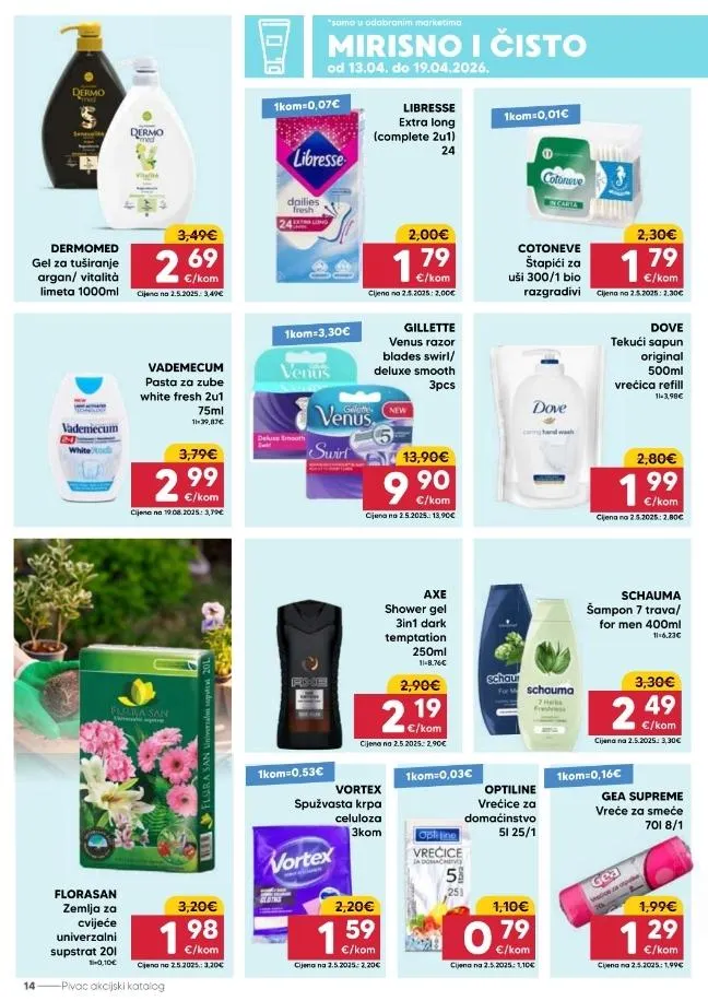 Katalog Pivac katalog do 19.04.2026 od 14. travnja do 19. travnja 2026. - Pregled Stranica 14
