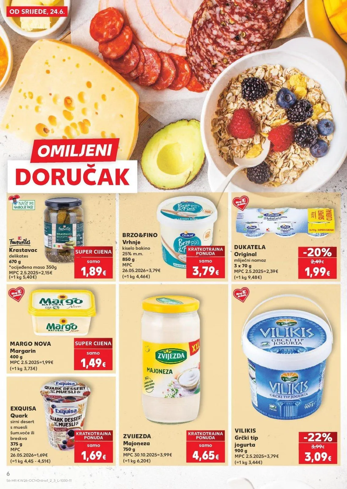 Katalog Kaufland katalog do 30.06.2026 od 25. lipnja do 30. lipnja 2026. - Pregled Stranica 6